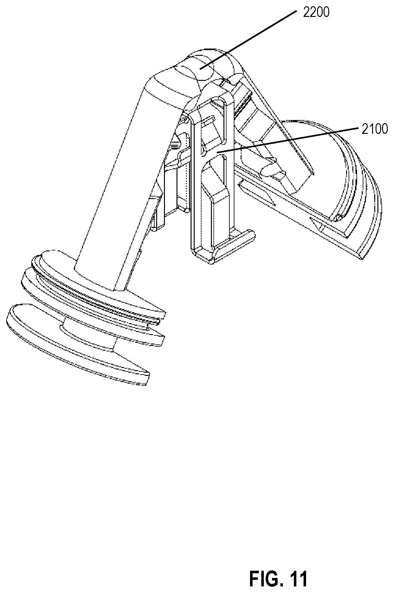 Patent US11773887 Figure 11 – Fastener clip assembly with expandable cap