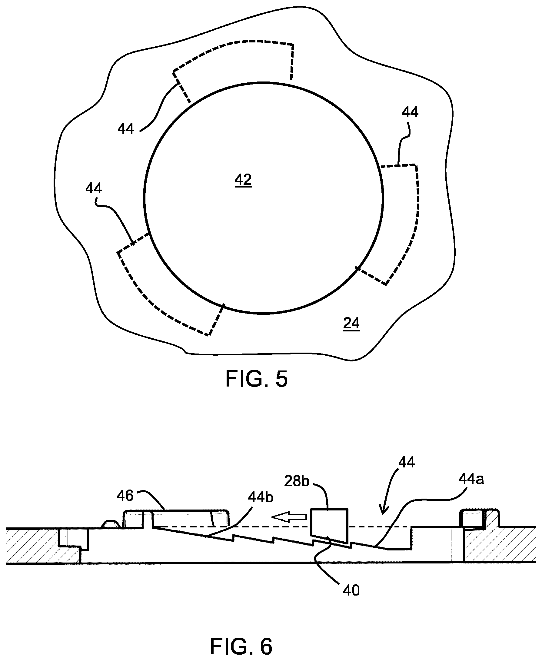 Patent US11773889 Figure 3 – Electro optical component for fitting into a product wall, product comprising a wall and fitting method