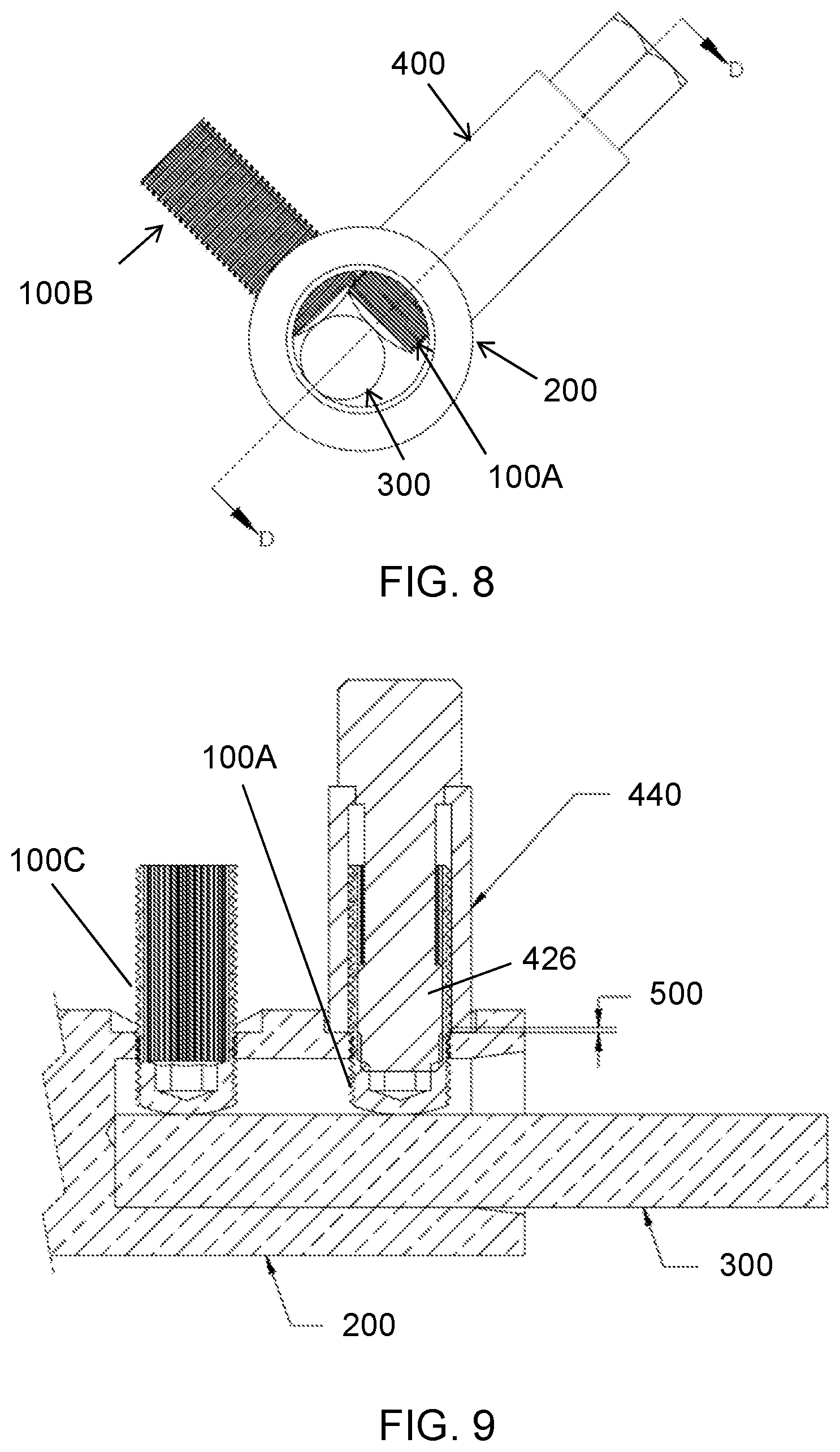 Patent US11773891 Figure 5 – Range taking shear bolts and drive tools