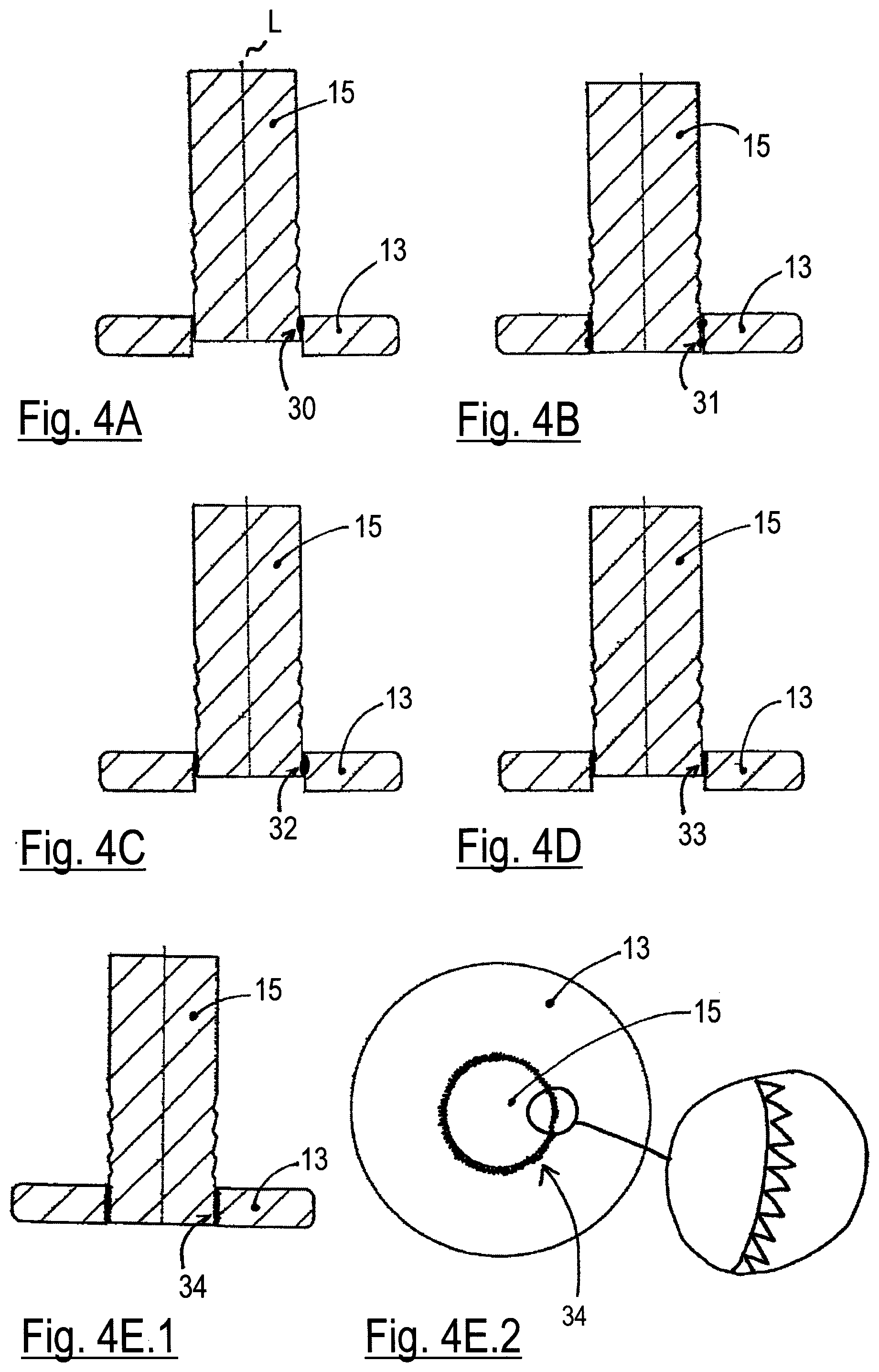 Patent US11773893 Figure 4 – Method of joining two components, auxiliary joining part and components assembly