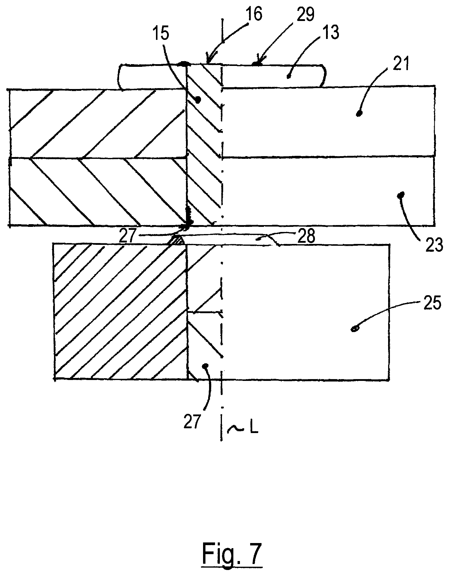 Patent US11773893 Figure 7 – Method of joining two components, auxiliary joining part and components assembly