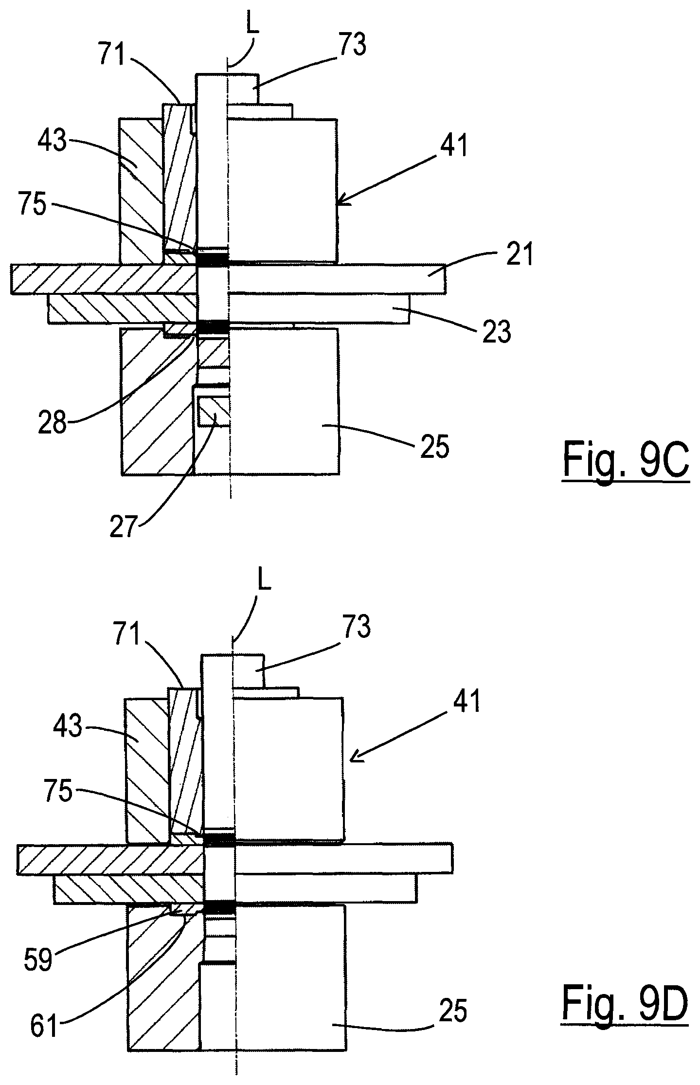Patent US11773893 Figure 11 – Method of joining two components, auxiliary joining part and components assembly