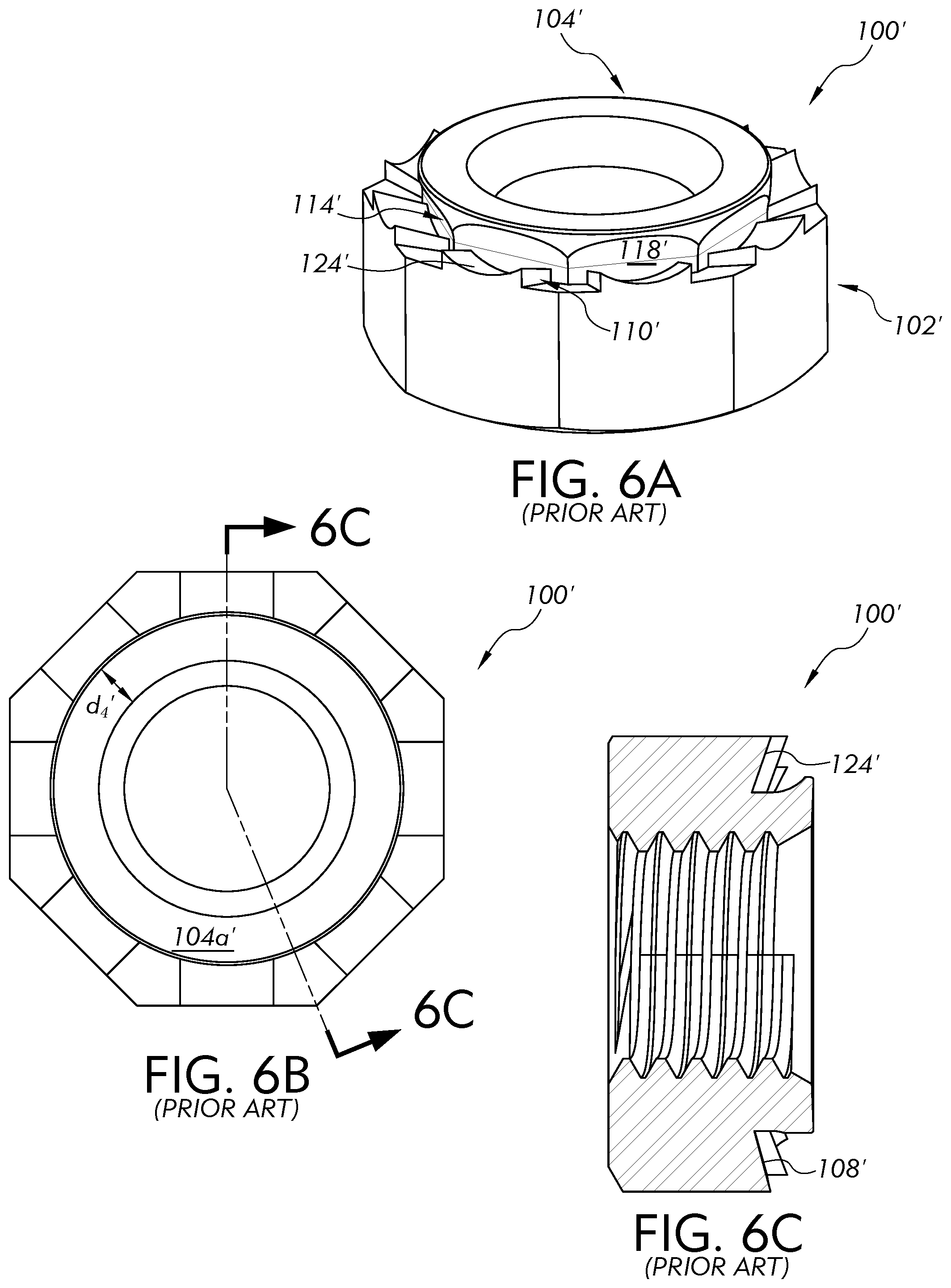 Patent US11773894 Figure 4 – Self-clinching fastener