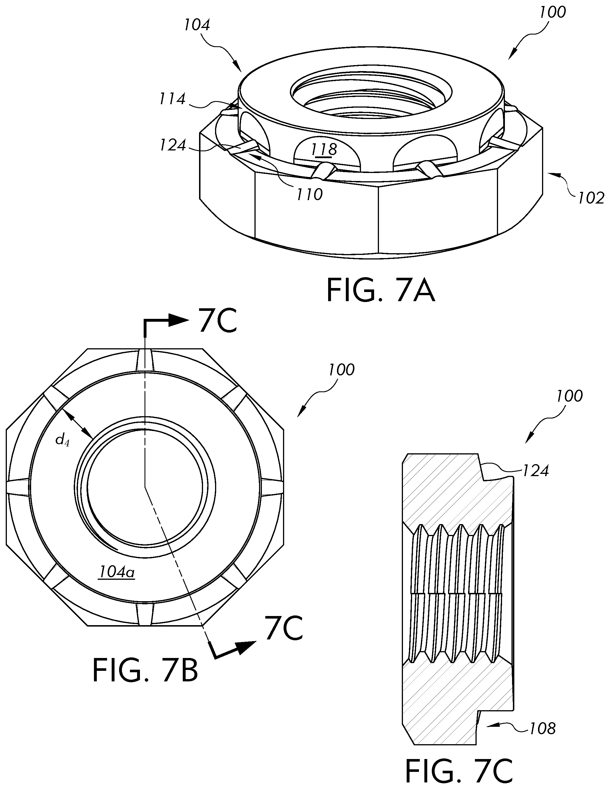 Patent US11773894 Figure 5 – Self-clinching fastener
