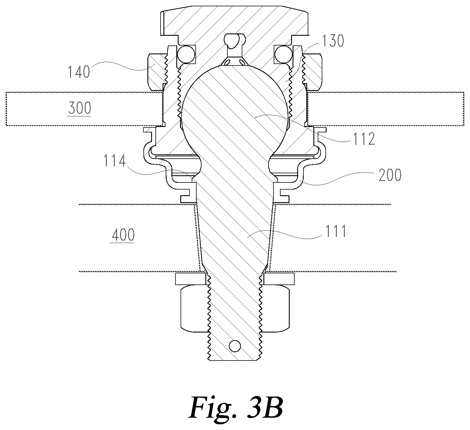 Patent US11773897 Figure 5 – Ball joint
