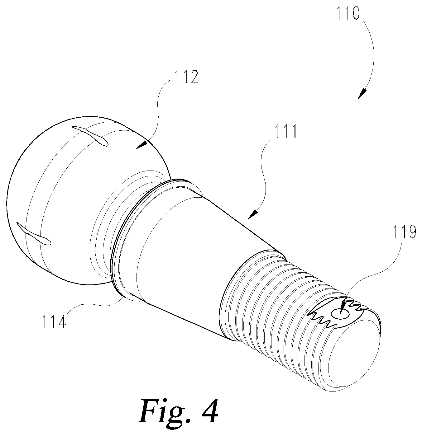 Patent US11773897 Figure 6 – Ball joint