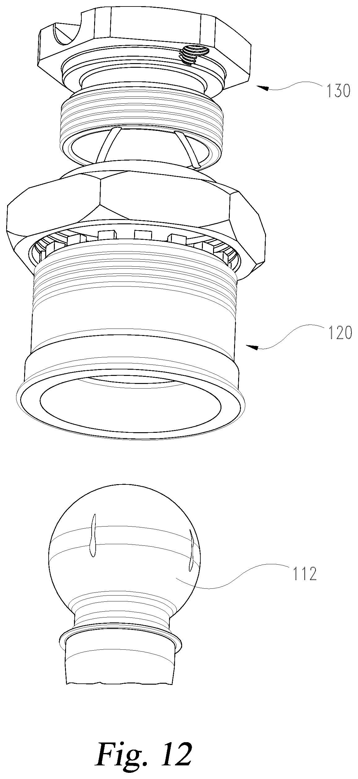 Patent US11773897 Figure 14 – Ball joint