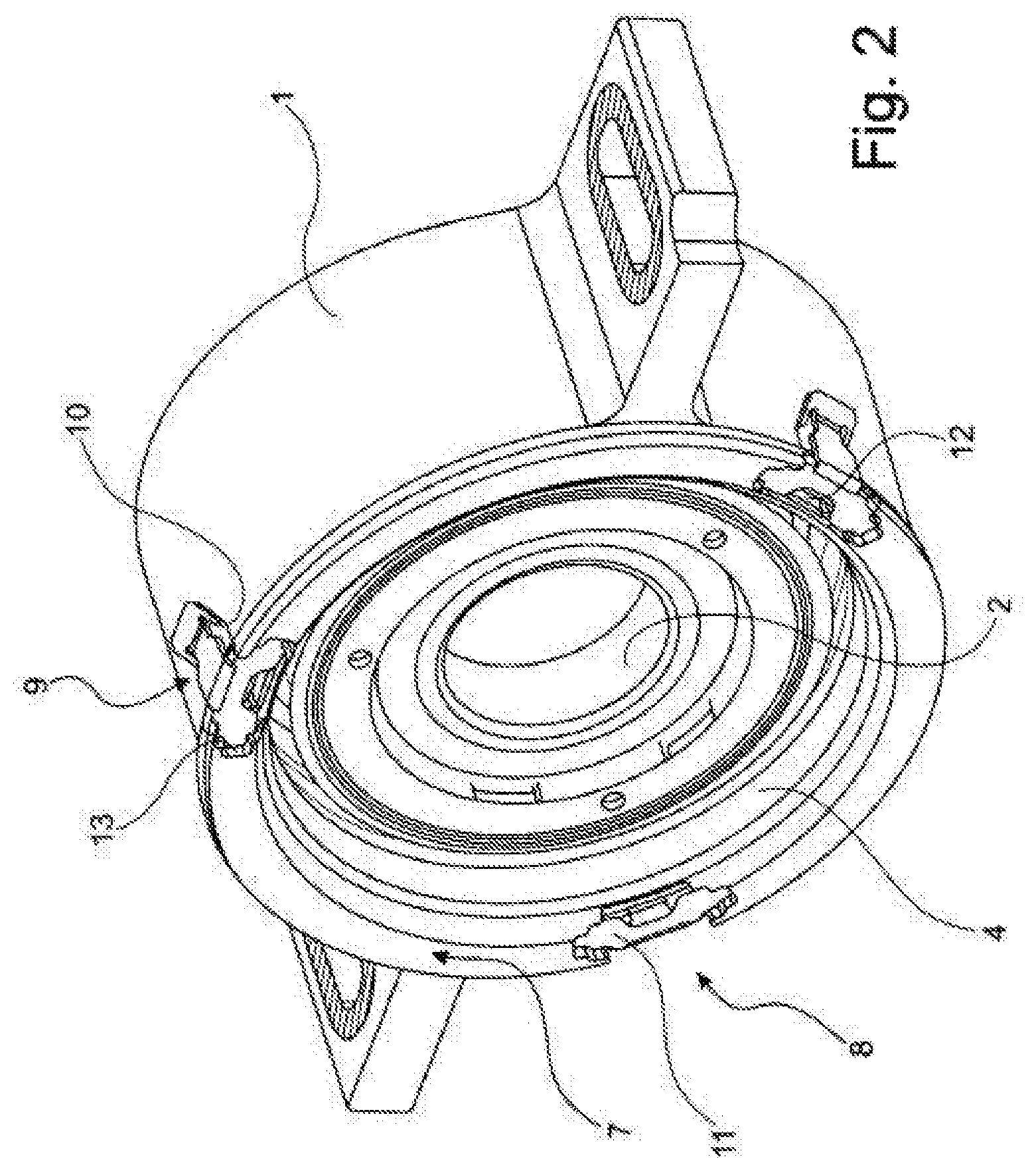 Patent US11773900 Figure 2 – Bearing arrangement