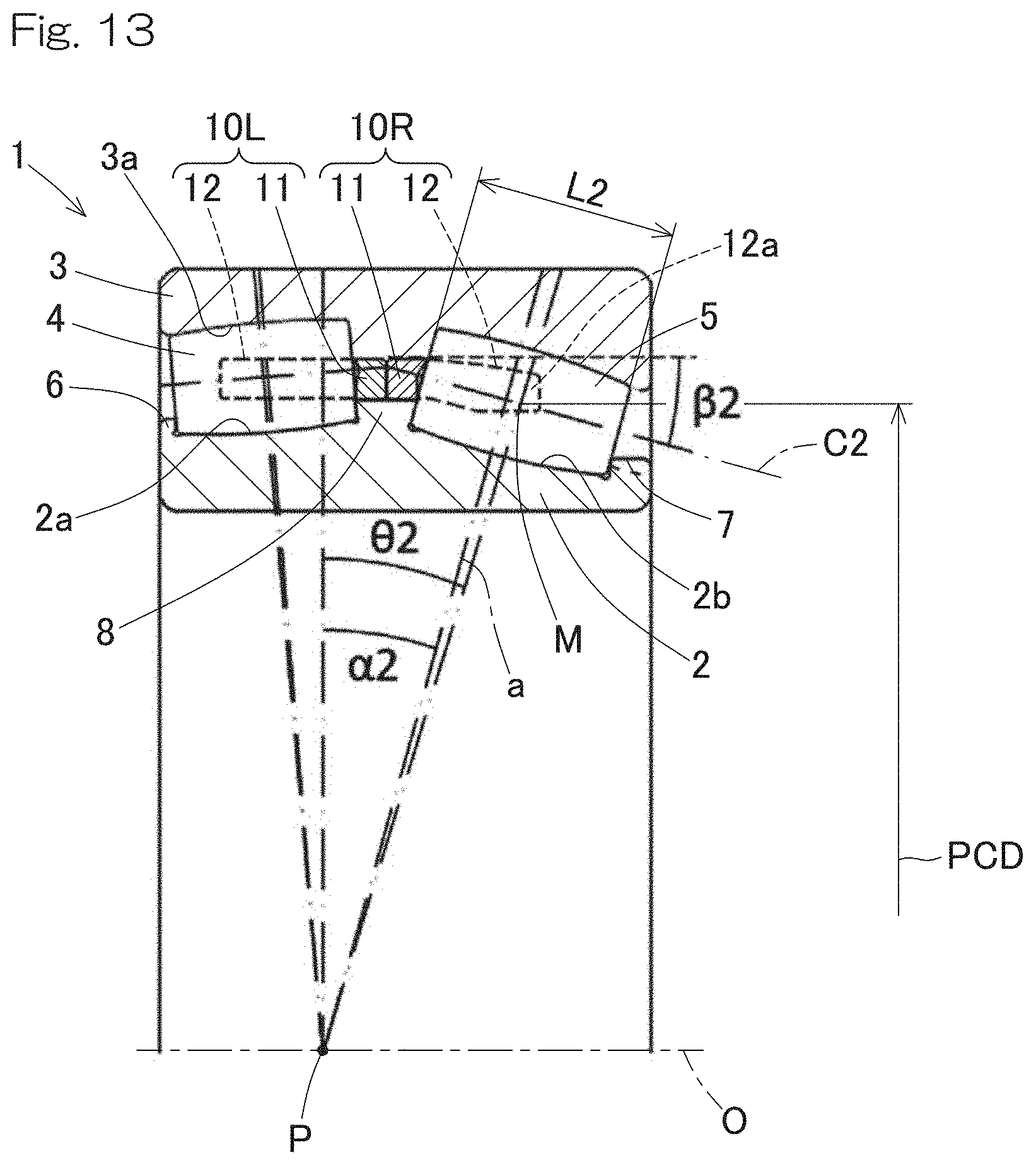 Patent US11773901 Figure 8 – Self-aligning roller bearing