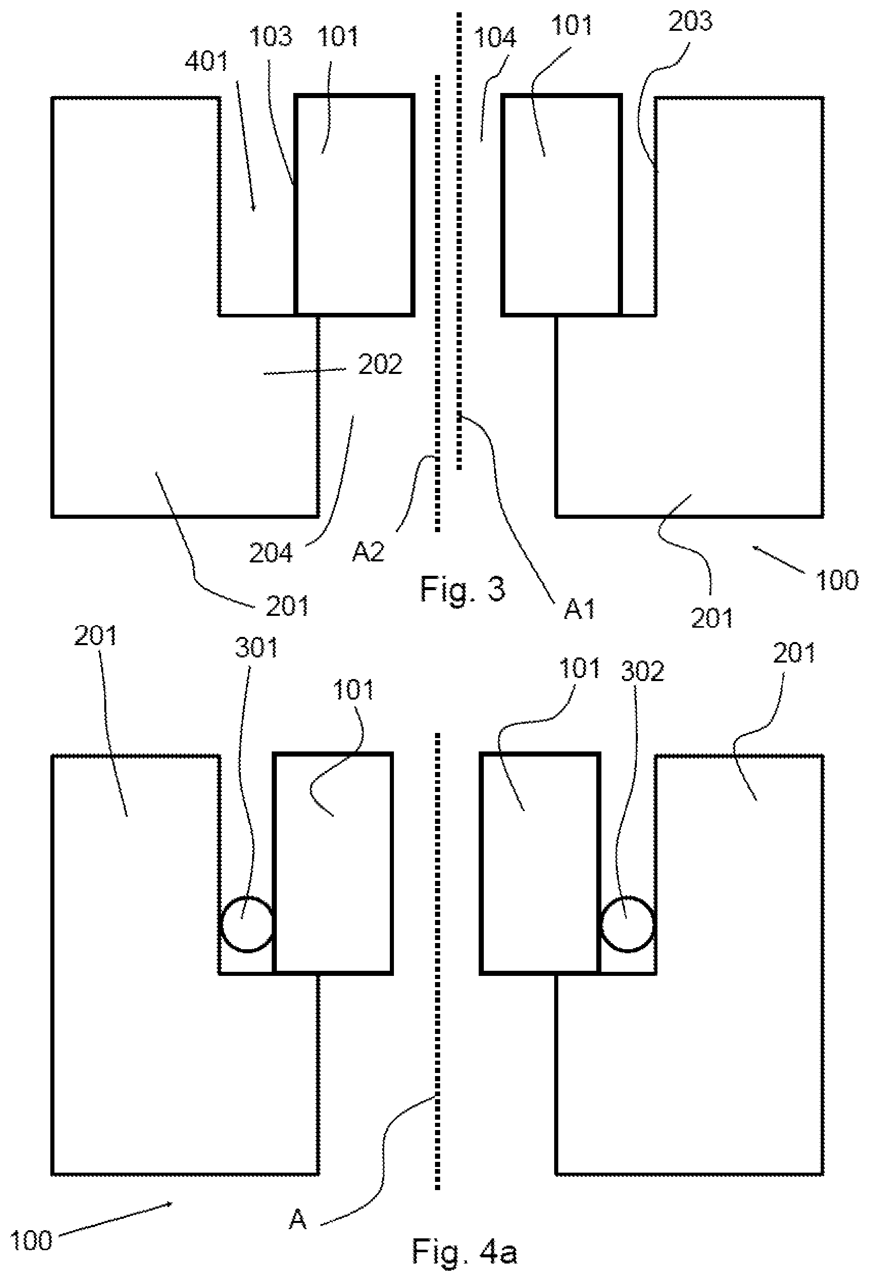 Patent US11773905 Figure 3 – Axial alignment assembly, and charged particle microscope comprising such an alignment assembly