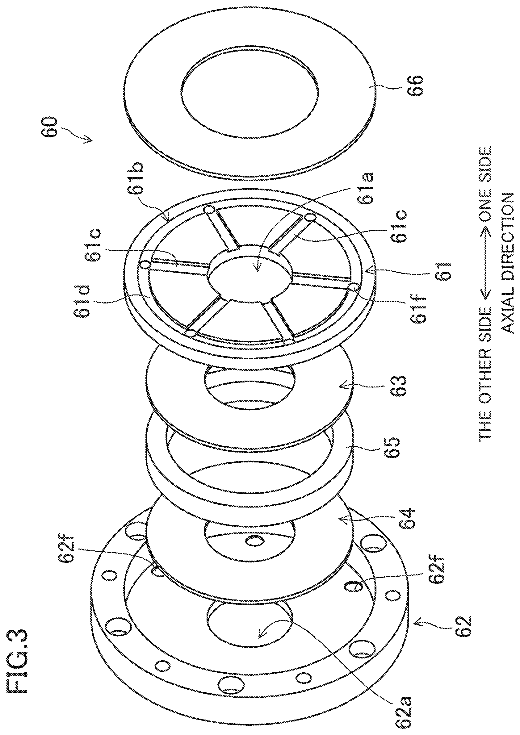 Patent US11773907 Figure 3 – Thrust gas bearing, centrifugal compressor equipped with same, and refrigeration apparatus equipped with same
