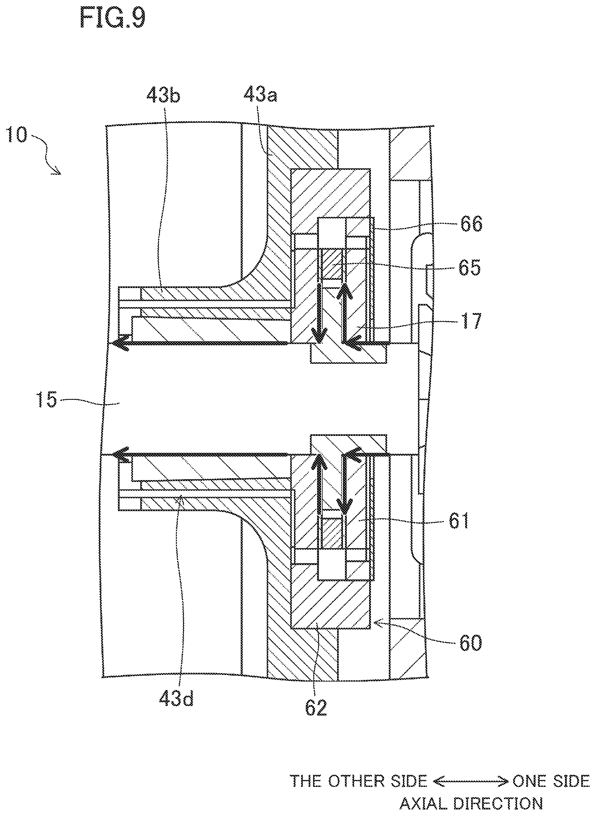 Patent US11773907 Figure 8 – Thrust gas bearing, centrifugal compressor equipped with same, and refrigeration apparatus equipped with same