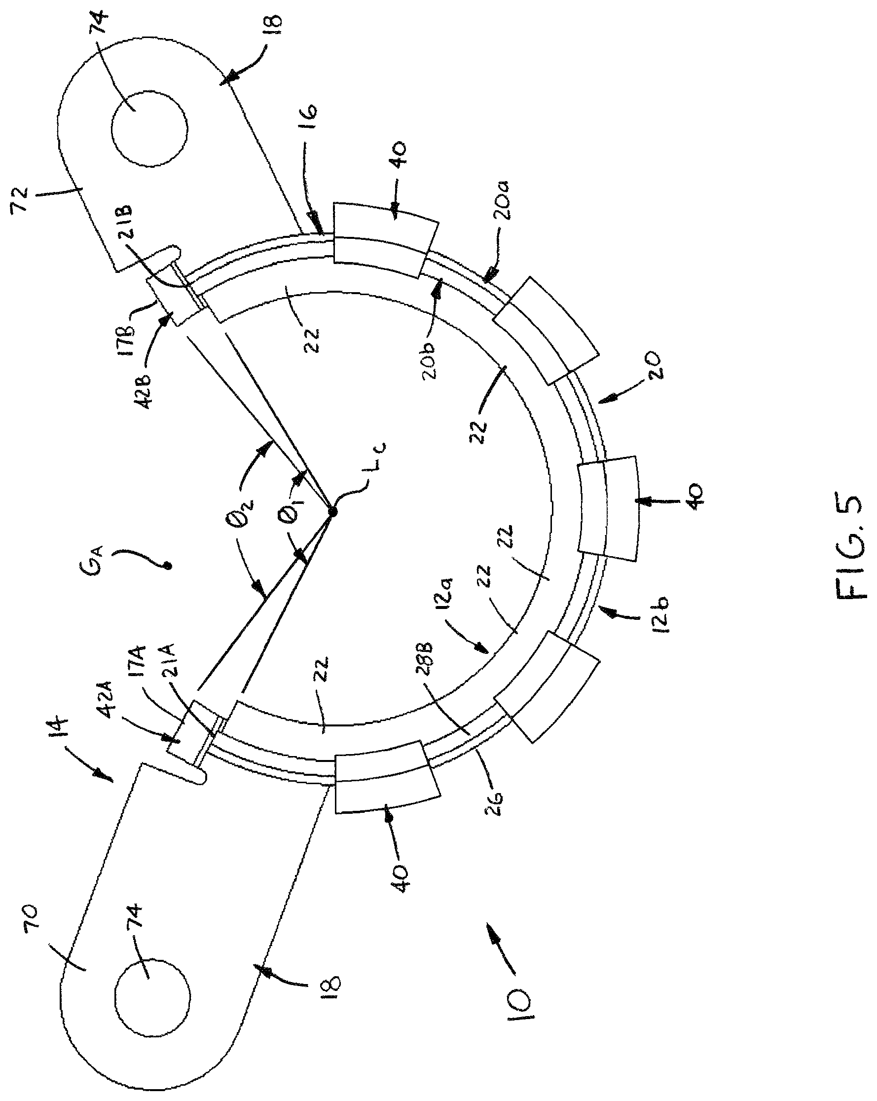 Patent US11773908 Figure 5 – Arcuate electrically conductive assembly for bearings