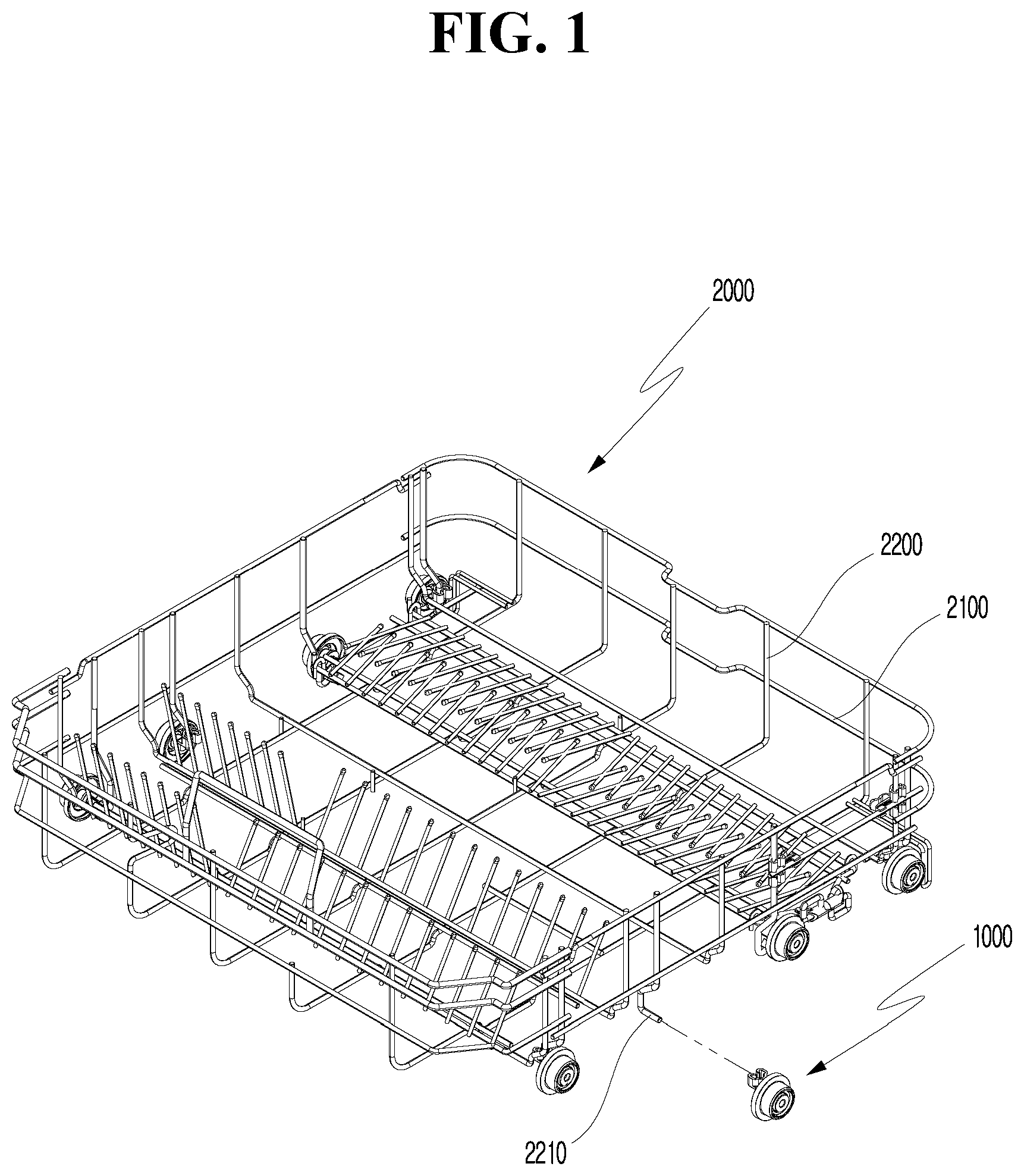 Patent US11773910 Figure 1 – Ball bearing roller assembly