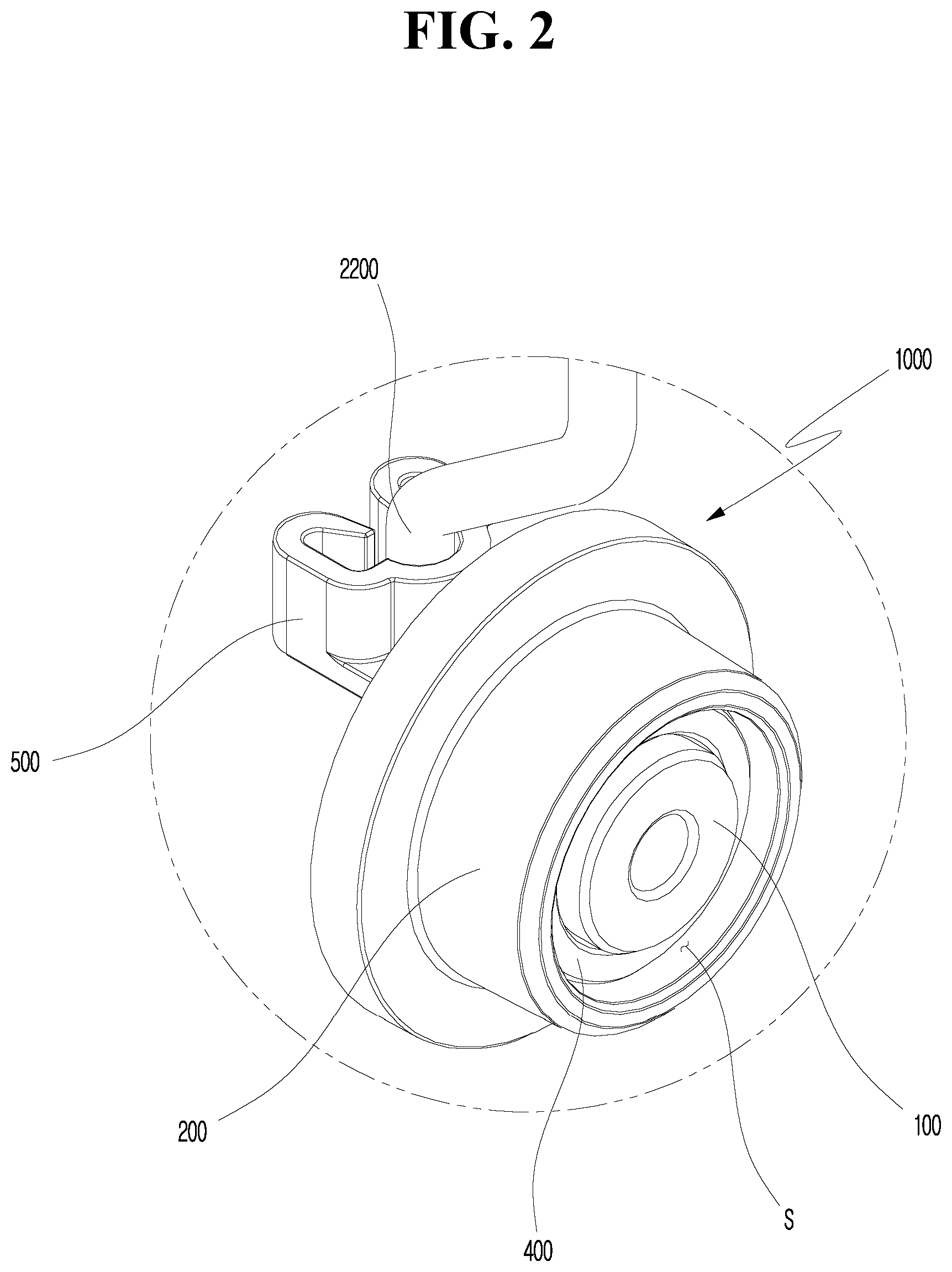 Patent US11773910 Figure 2 – Ball bearing roller assembly