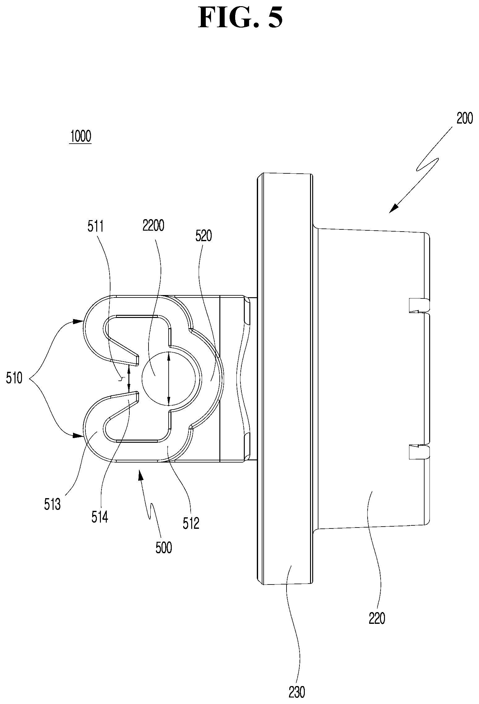 Patent US11773910 Figure 5 – Ball bearing roller assembly