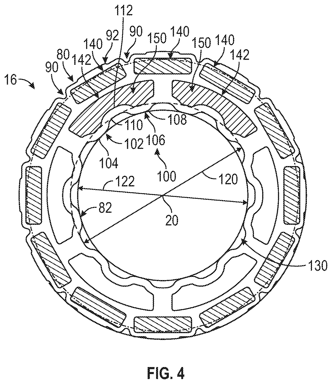 Patent US11773911 Figure 3 – Electric power steering assembly
