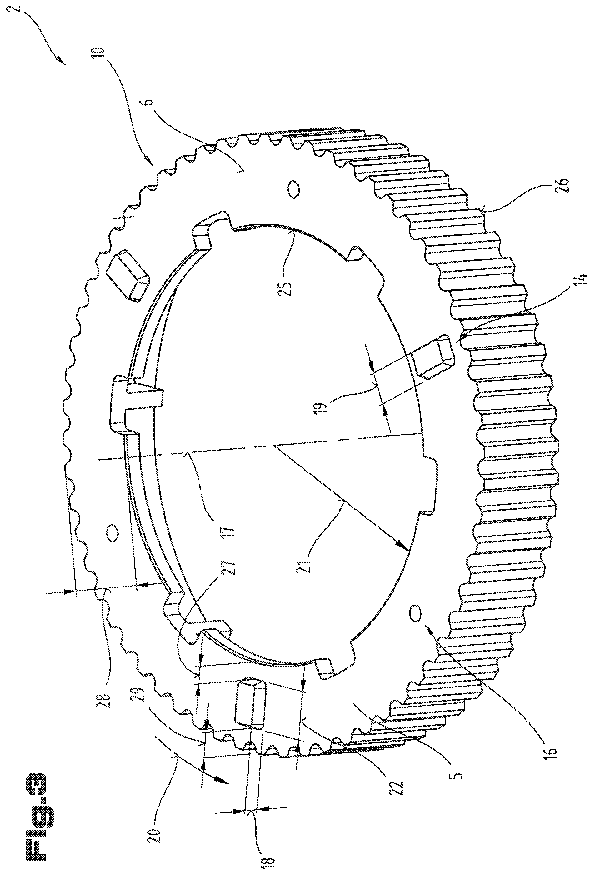 Patent US11773913 Figure 3 – Clutch