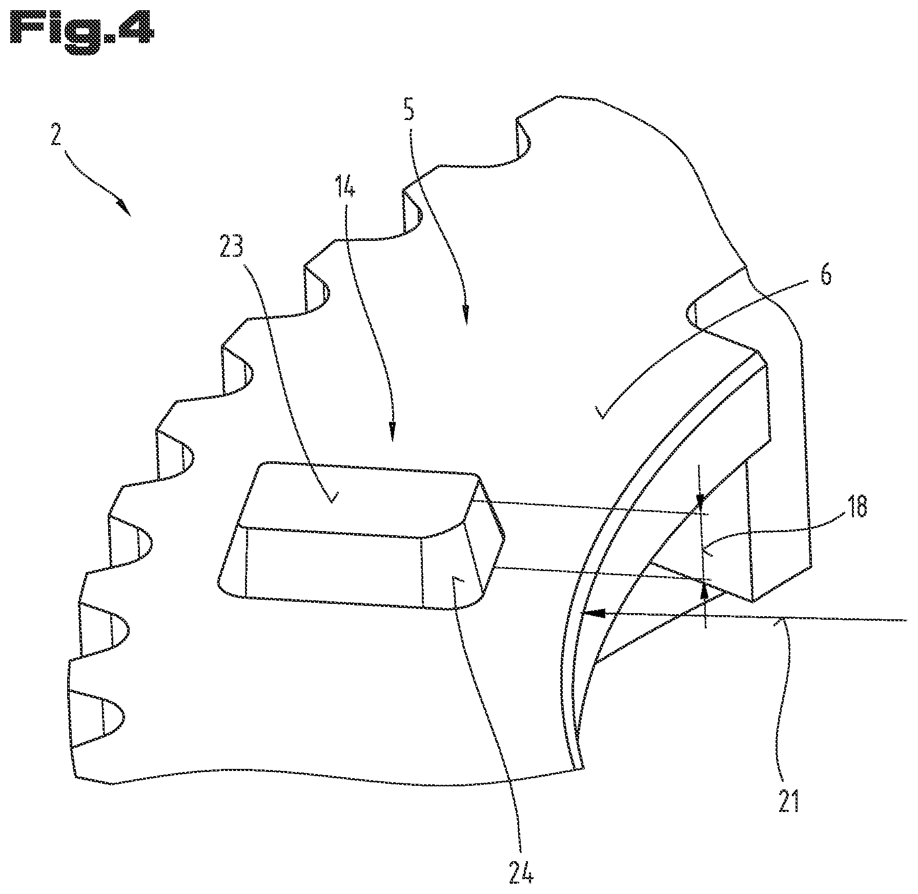Patent US11773913 Figure 4 – Clutch