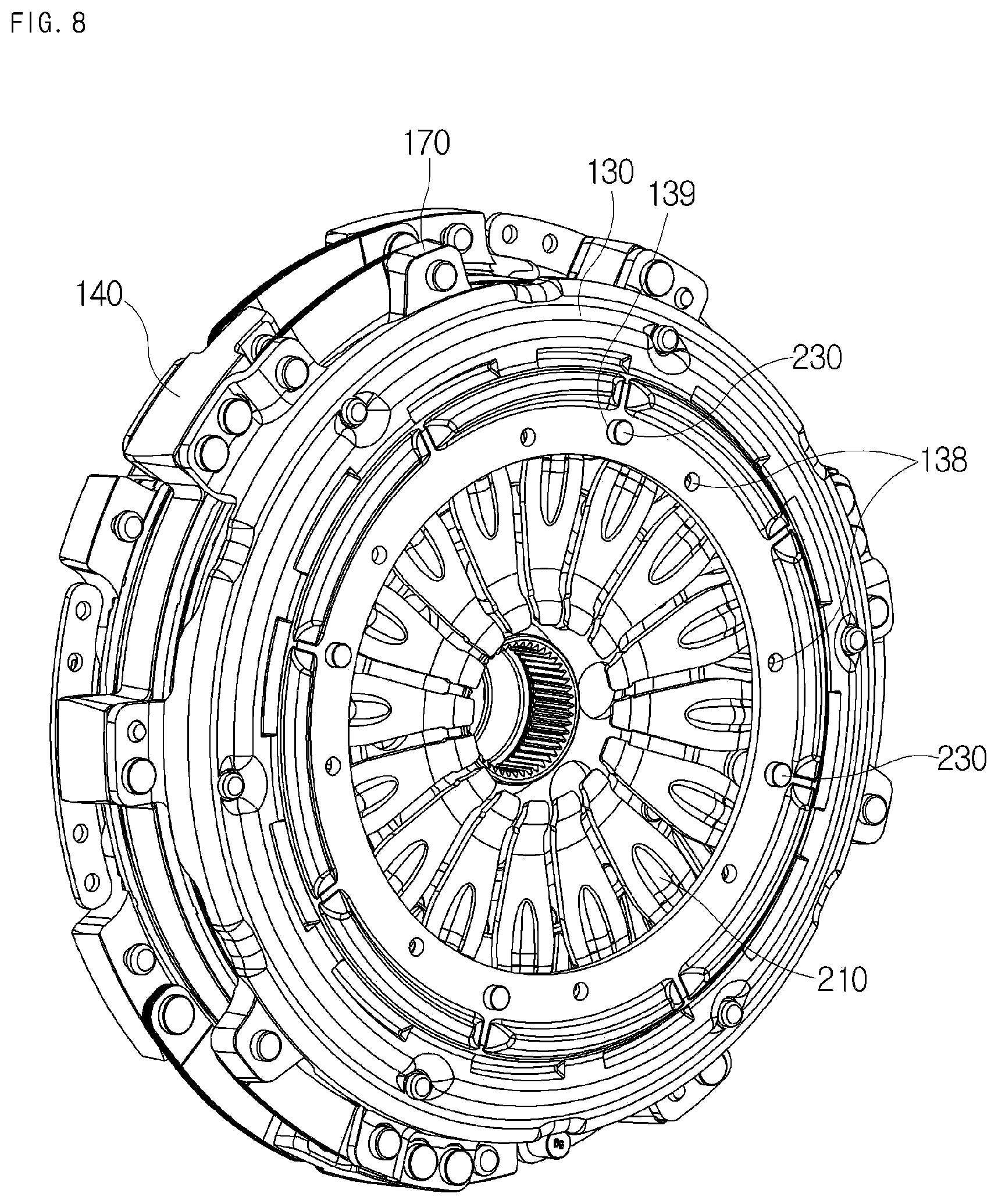 Patent US11773918 Figure 8 – Double clutch assembly