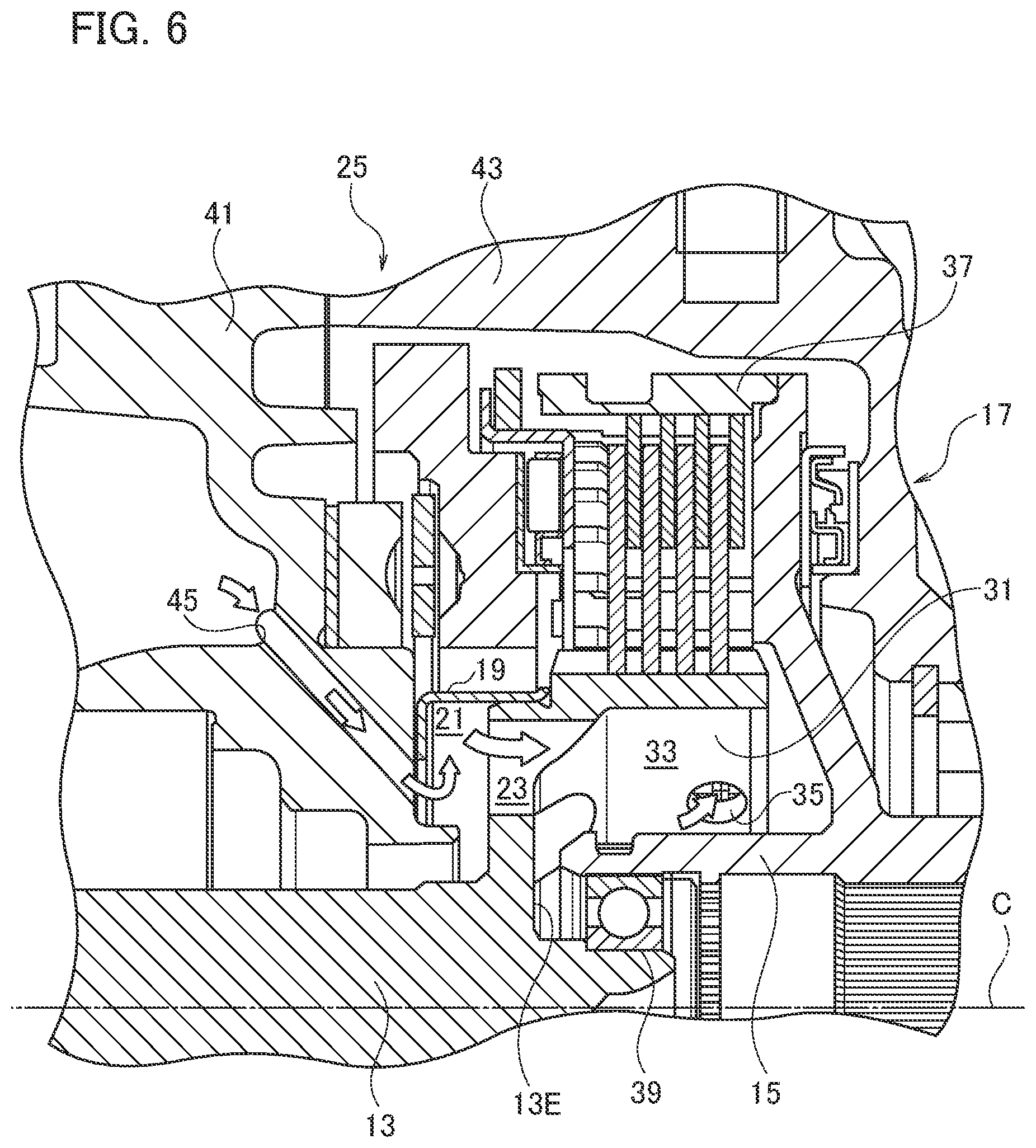 Patent US11773919 Figure 6 – Disconnectable coupling with lubrication control