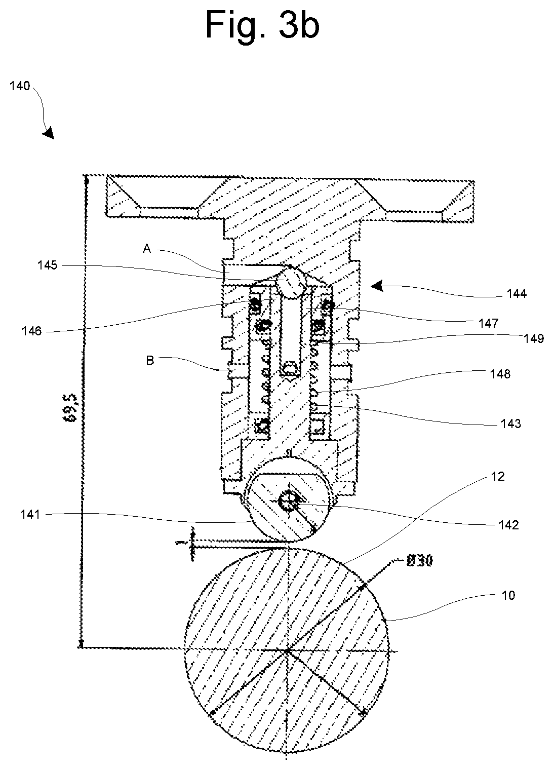 Patent US11773924 Figure 3 – Torque-limiting clutch comprising a release trigger mechanism