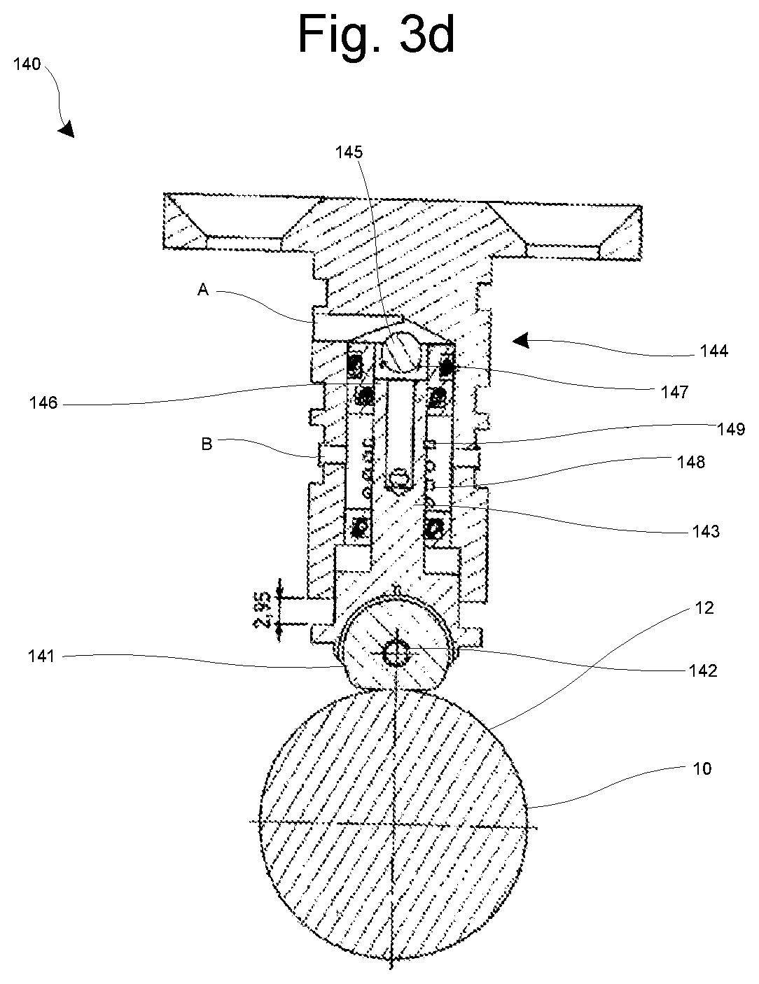 Patent US11773924 Figure 5 – Torque-limiting clutch comprising a release trigger mechanism