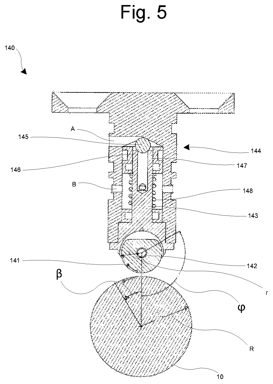 Patent US11773924 Figure 6 – Torque-limiting clutch comprising a release trigger mechanism
