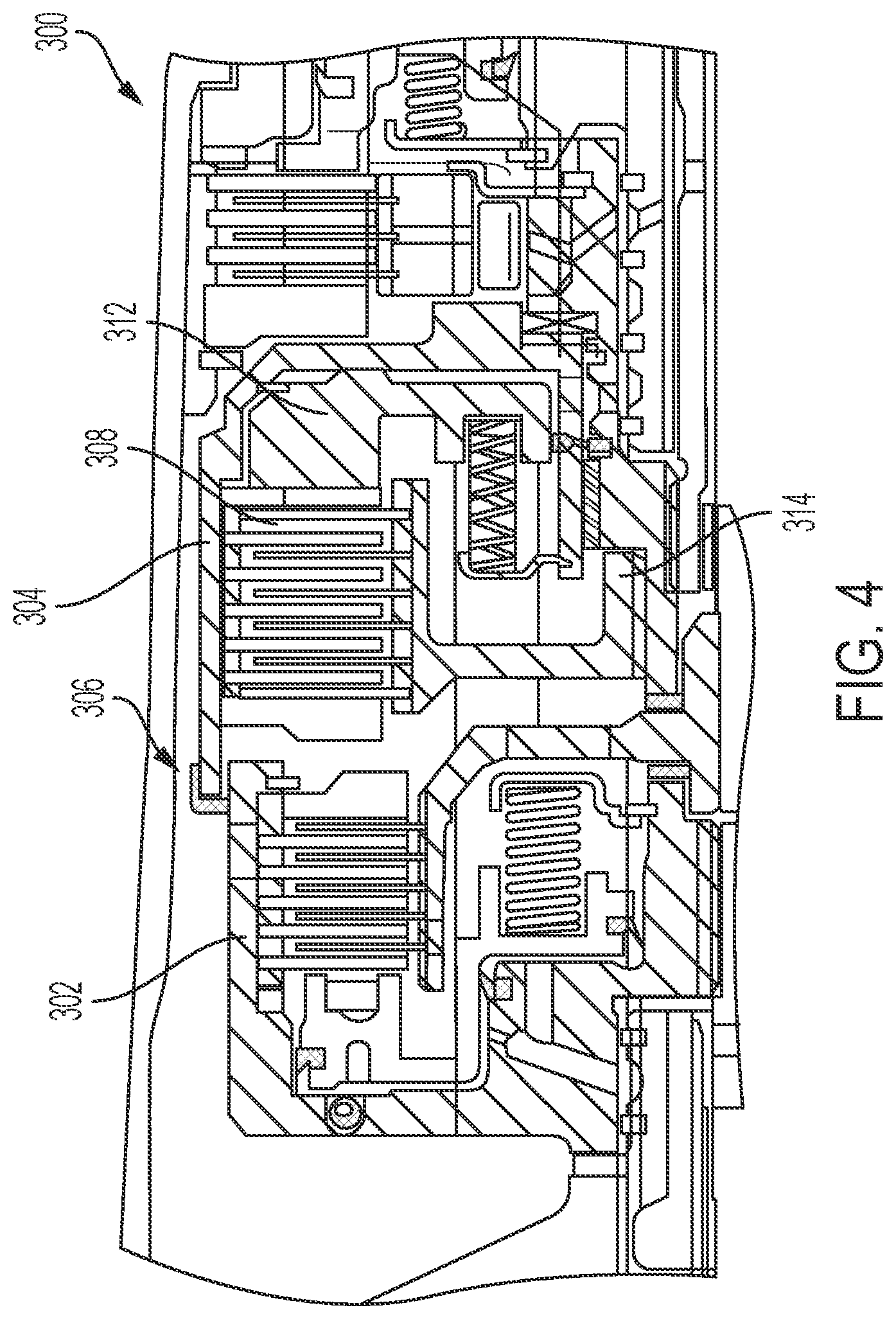 Patent US11773925 Figure 4 – Modified vehicle transmission