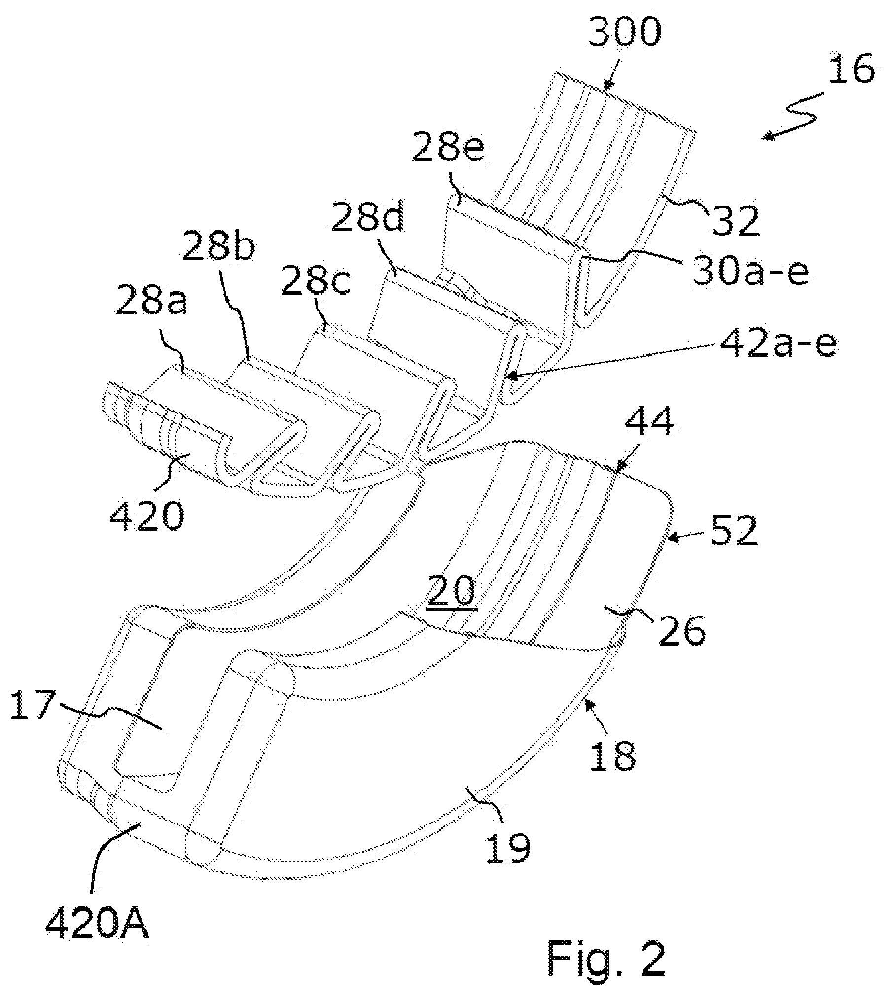 Patent US11773929 Figure 2 – Brake dust particle filter and disc brake assembly having a brake dust particle filter
