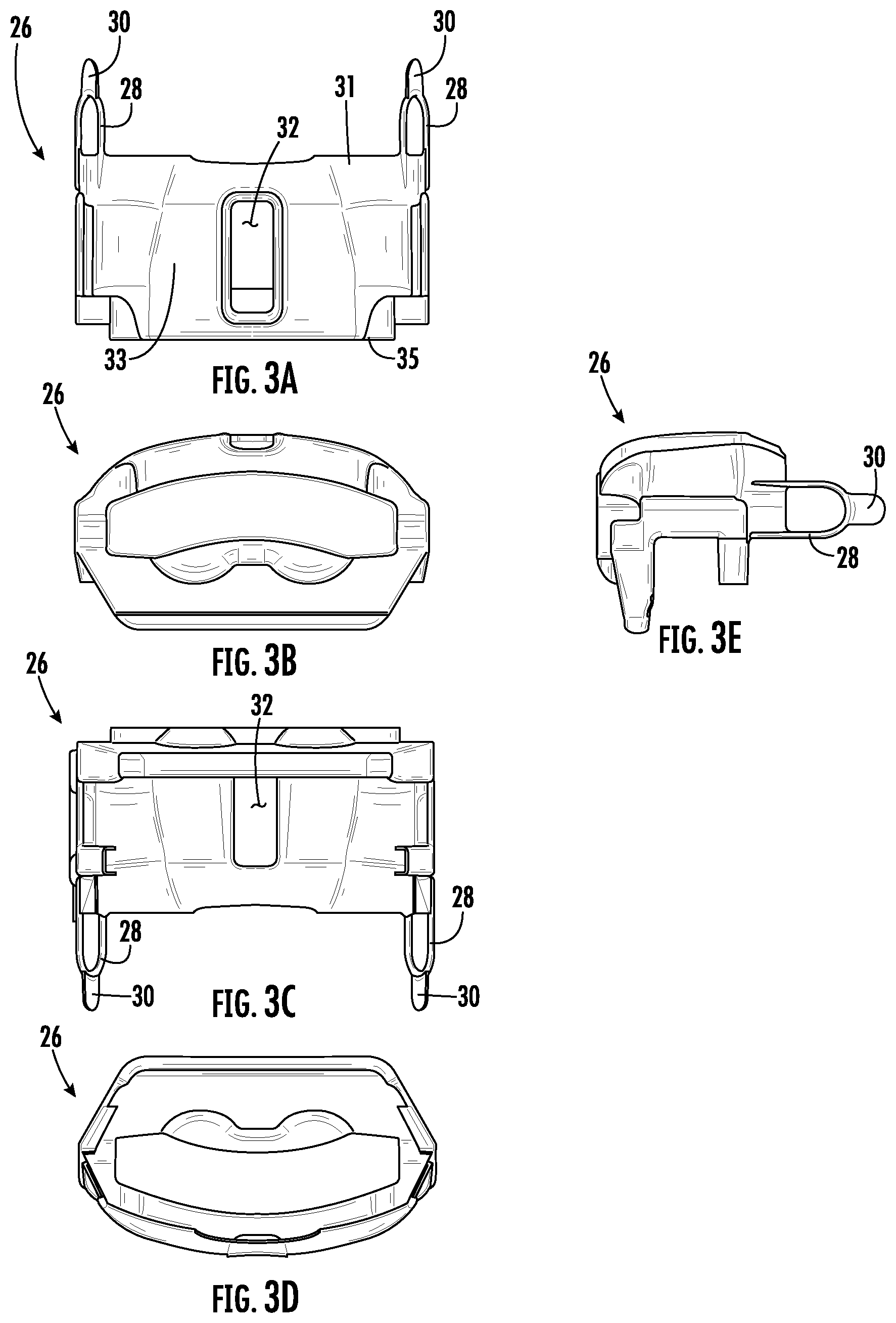 Patent US11773930 Figure 3 – Caliper specific decorative brake caliper cover set