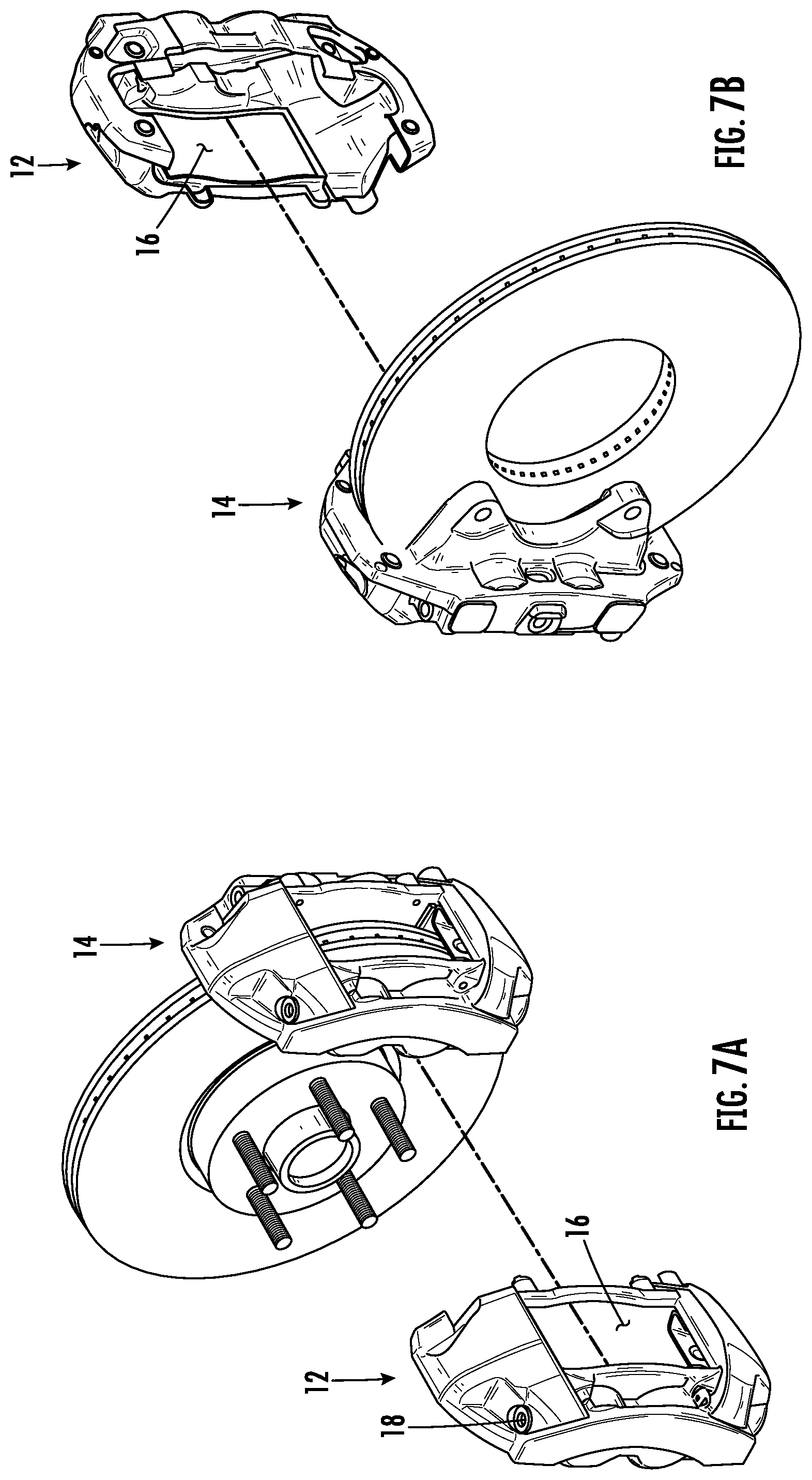 Patent US11773930 Figure 7 – Caliper specific decorative brake caliper cover set
