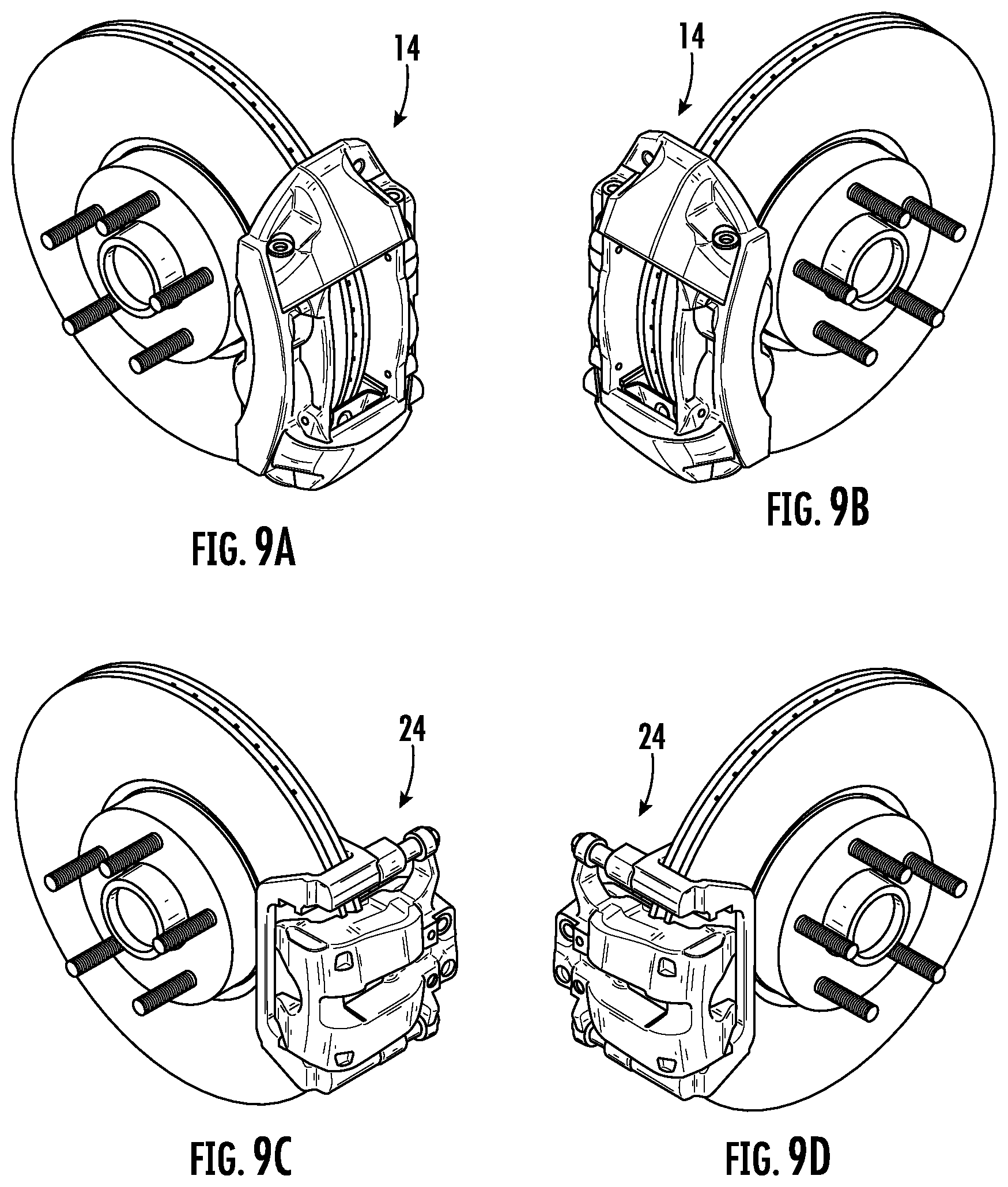 Patent US11773930 Figure 9 – Caliper specific decorative brake caliper cover set