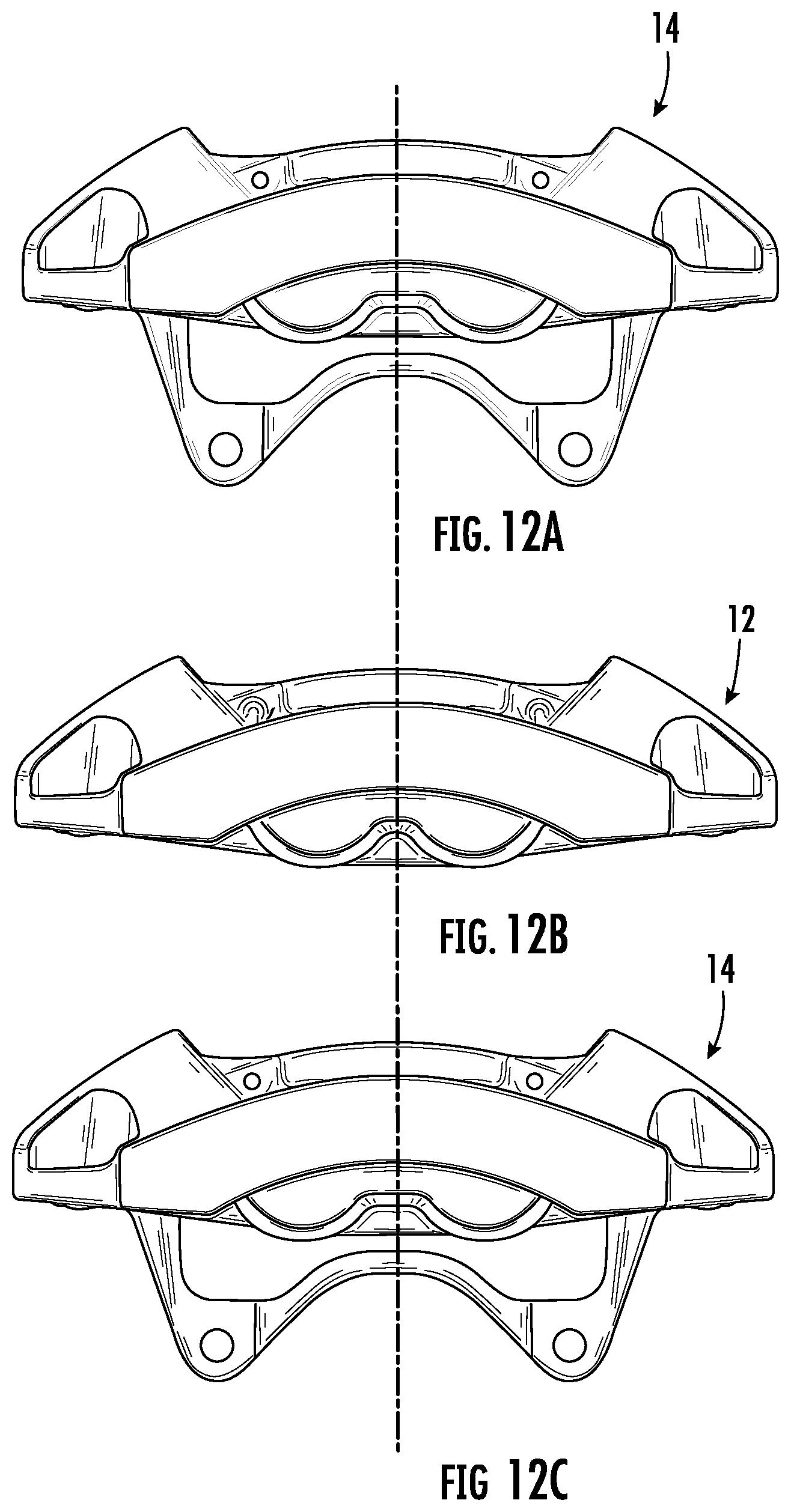 Patent US11773930 Figure 12 – Caliper specific decorative brake caliper cover set