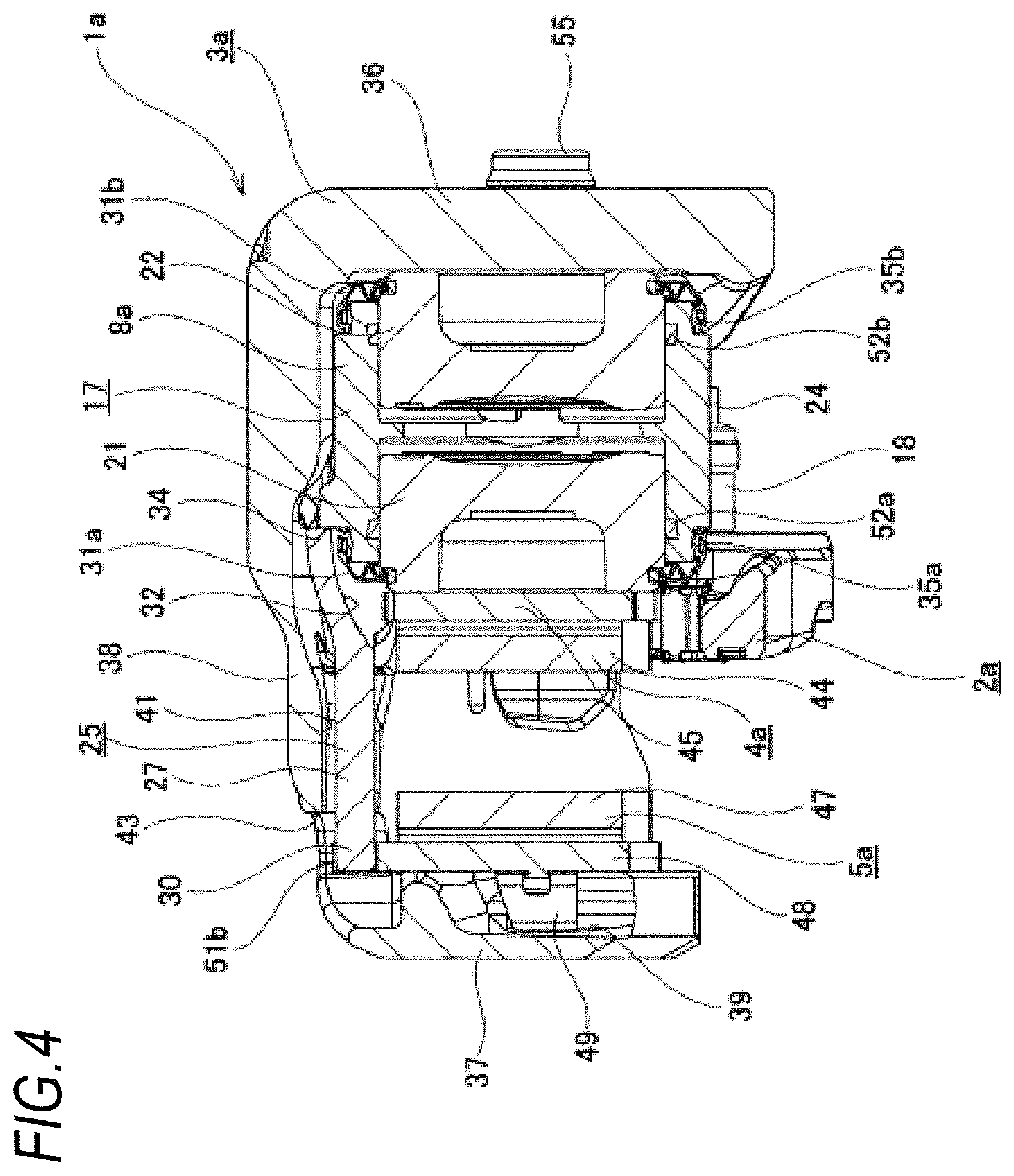 Patent US11773931 Figure 4 – Floating-type disc brake