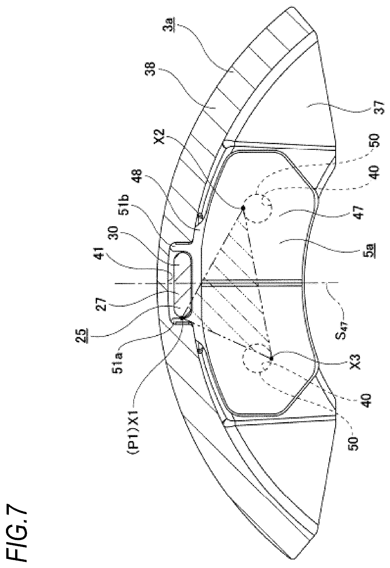 Patent US11773931 Figure 7 – Floating-type disc brake