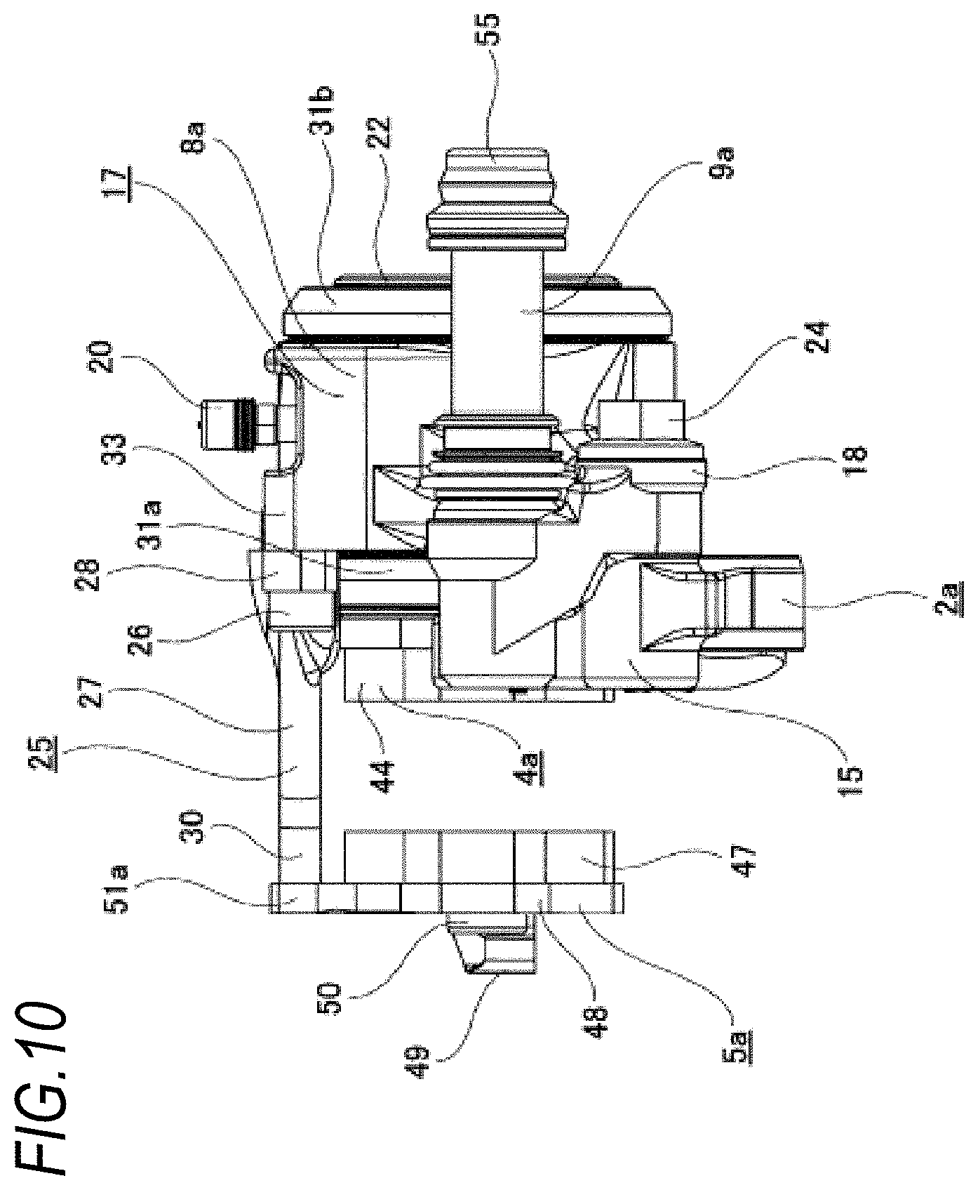 Patent US11773931 Figure 10 – Floating-type disc brake
