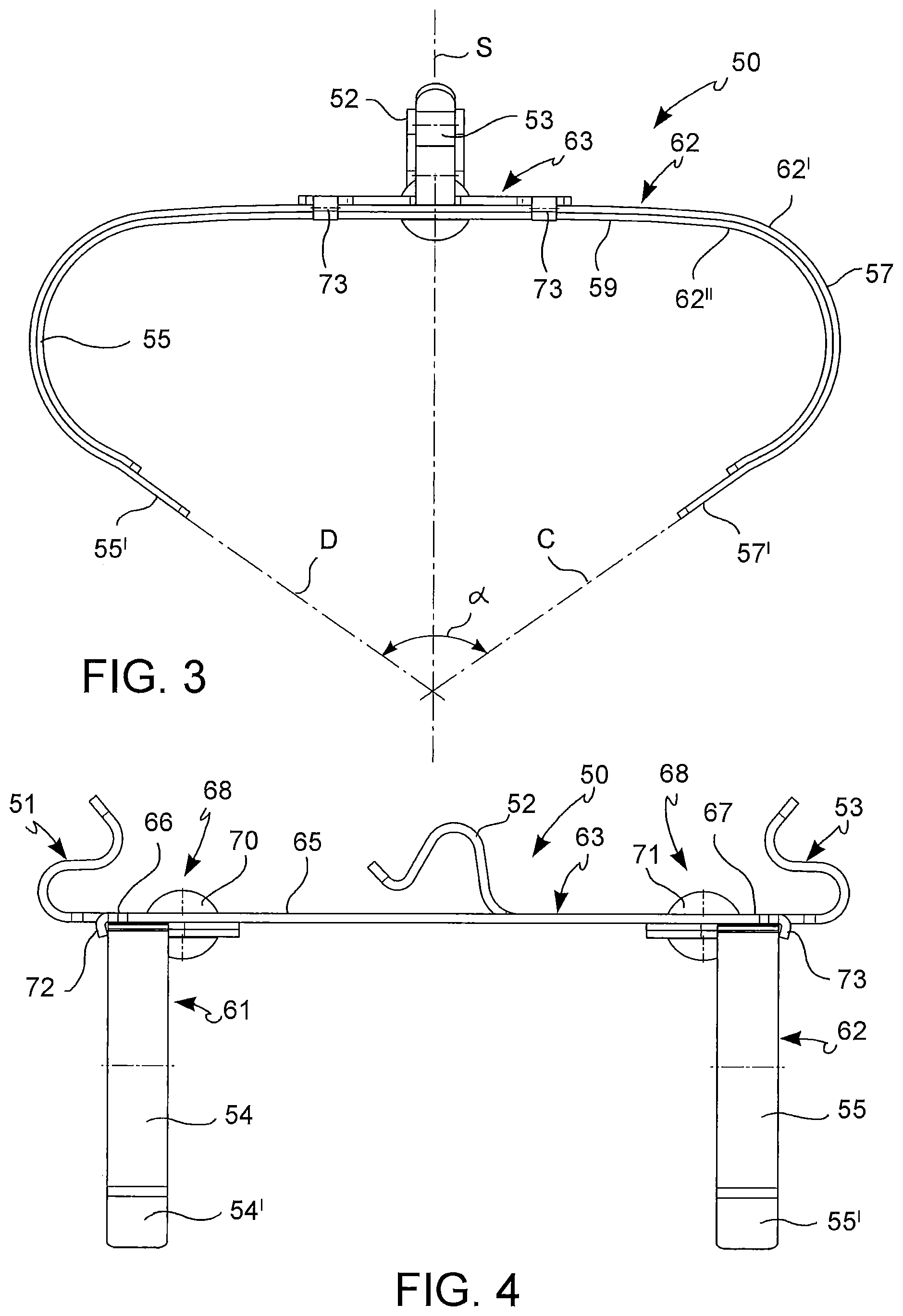 Patent US11773932 Figure 2 – Pad return spring for a disc brake caliper body