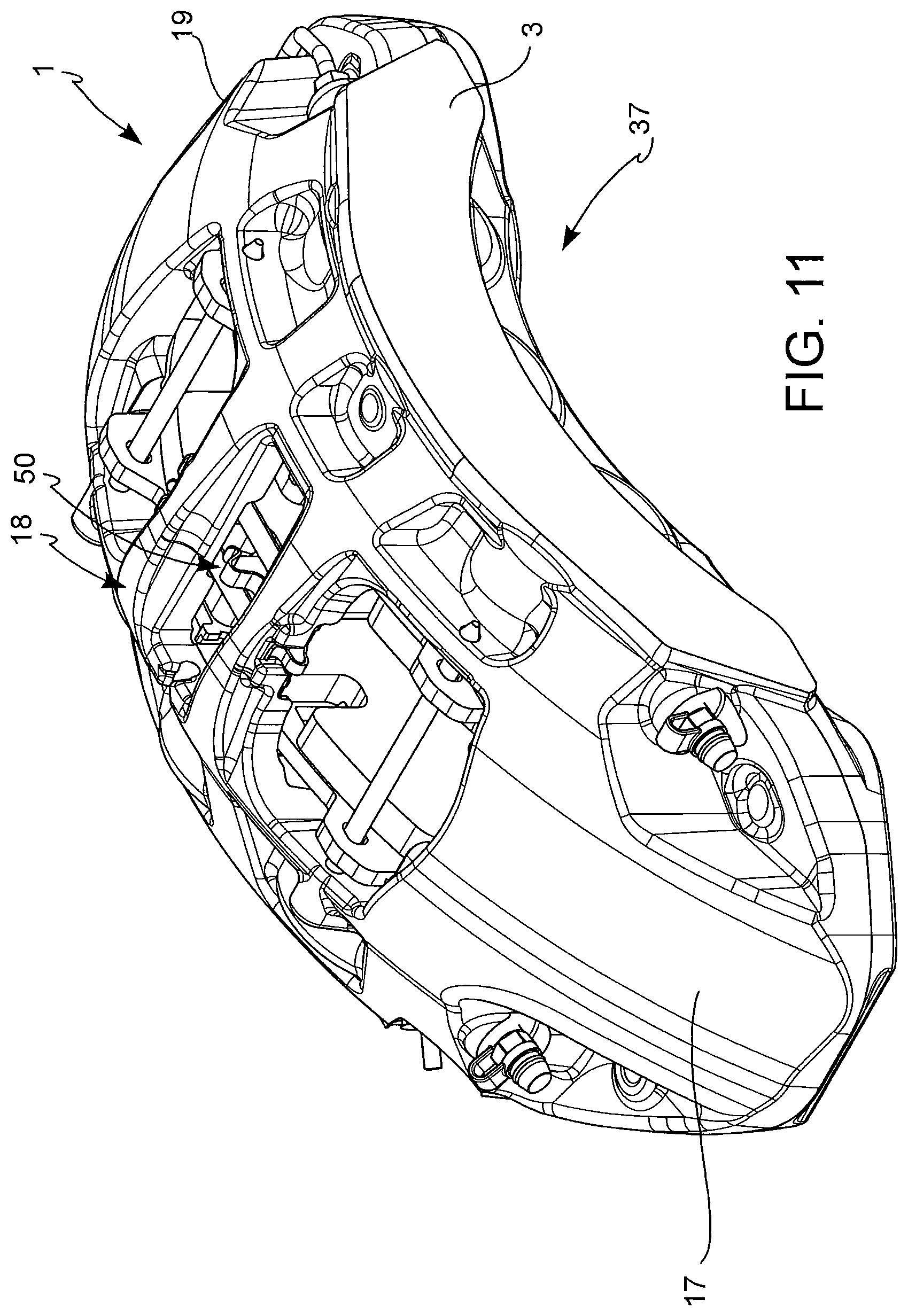 Patent US11773932 Figure 6 – Pad return spring for a disc brake caliper body