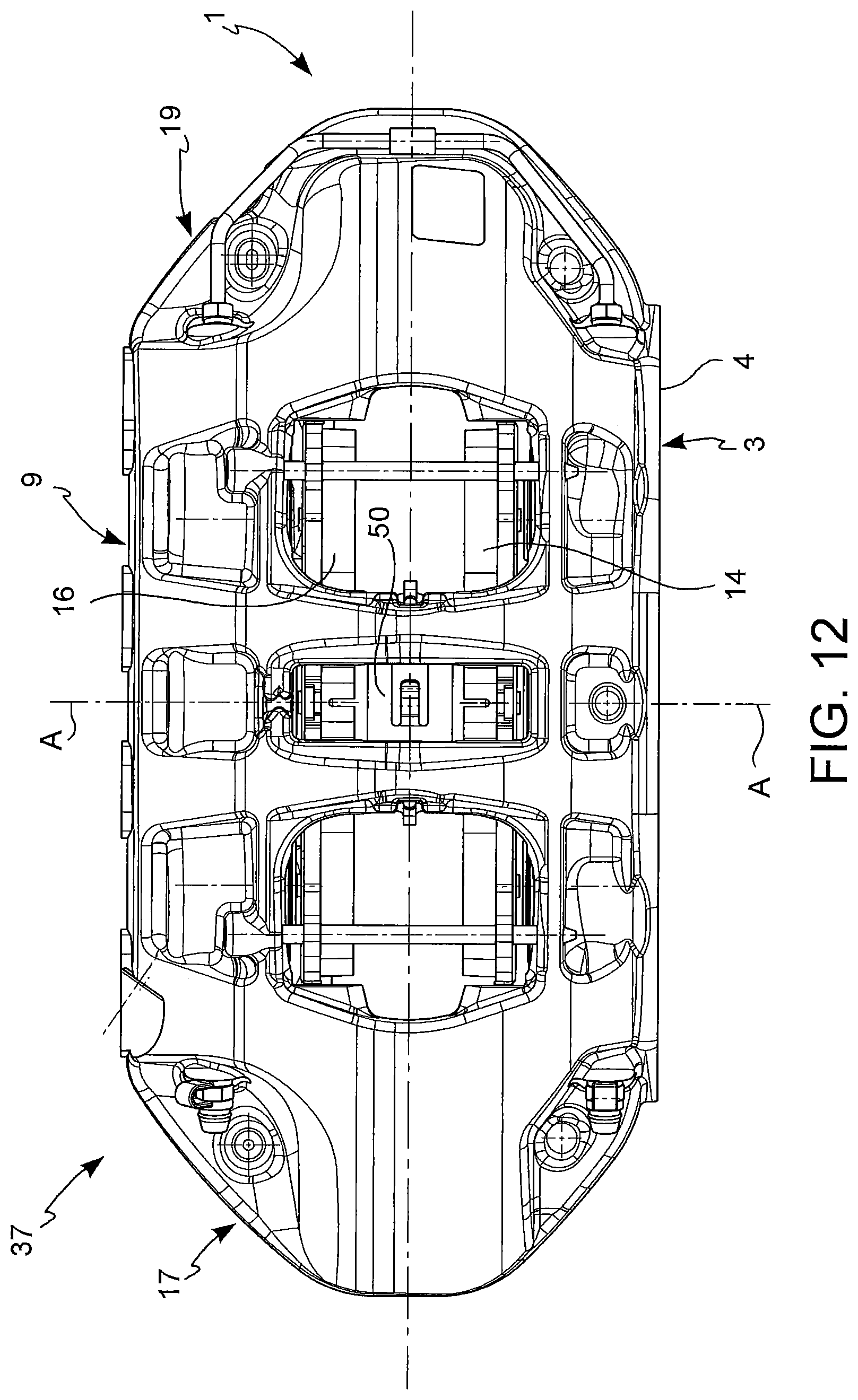 Patent US11773932 Figure 7 – Pad return spring for a disc brake caliper body