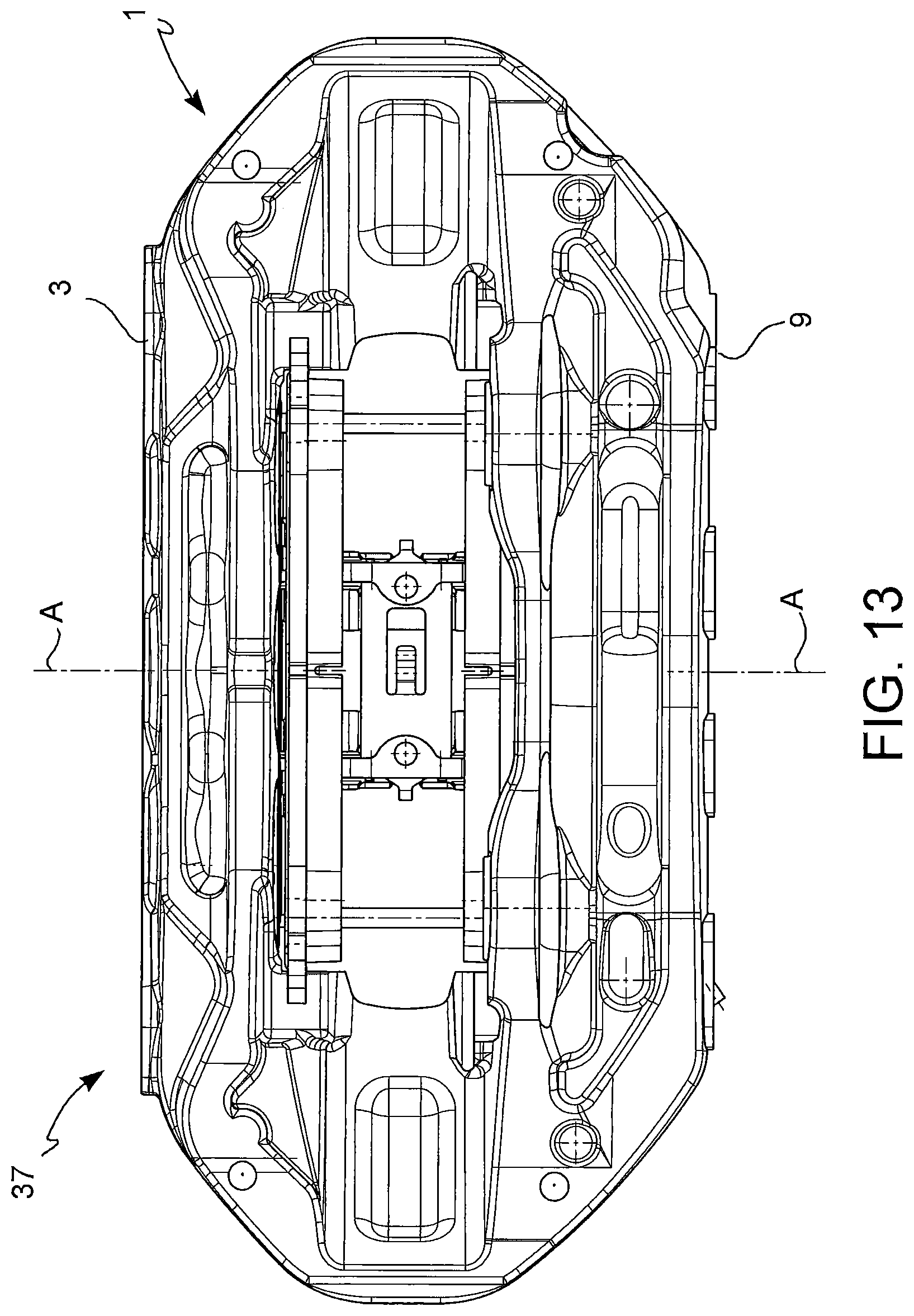 Patent US11773932 Figure 8 – Pad return spring for a disc brake caliper body