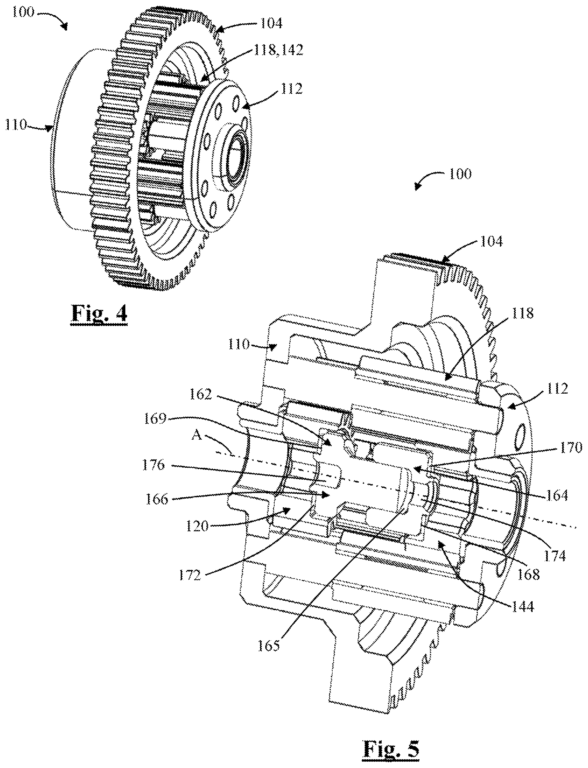 Patent US11773936 Figure 3 – Brake system with distributing assembly