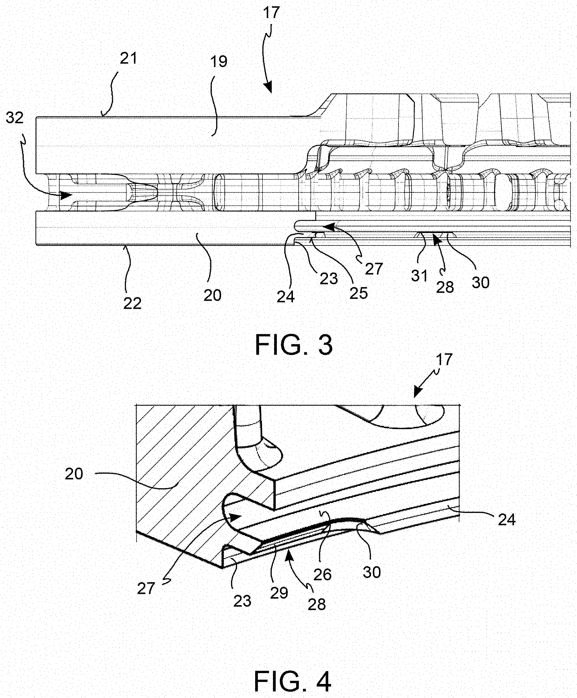 Patent US11773937 Figure 3 – Anti-lock sensor ring, disk brake band and assembly