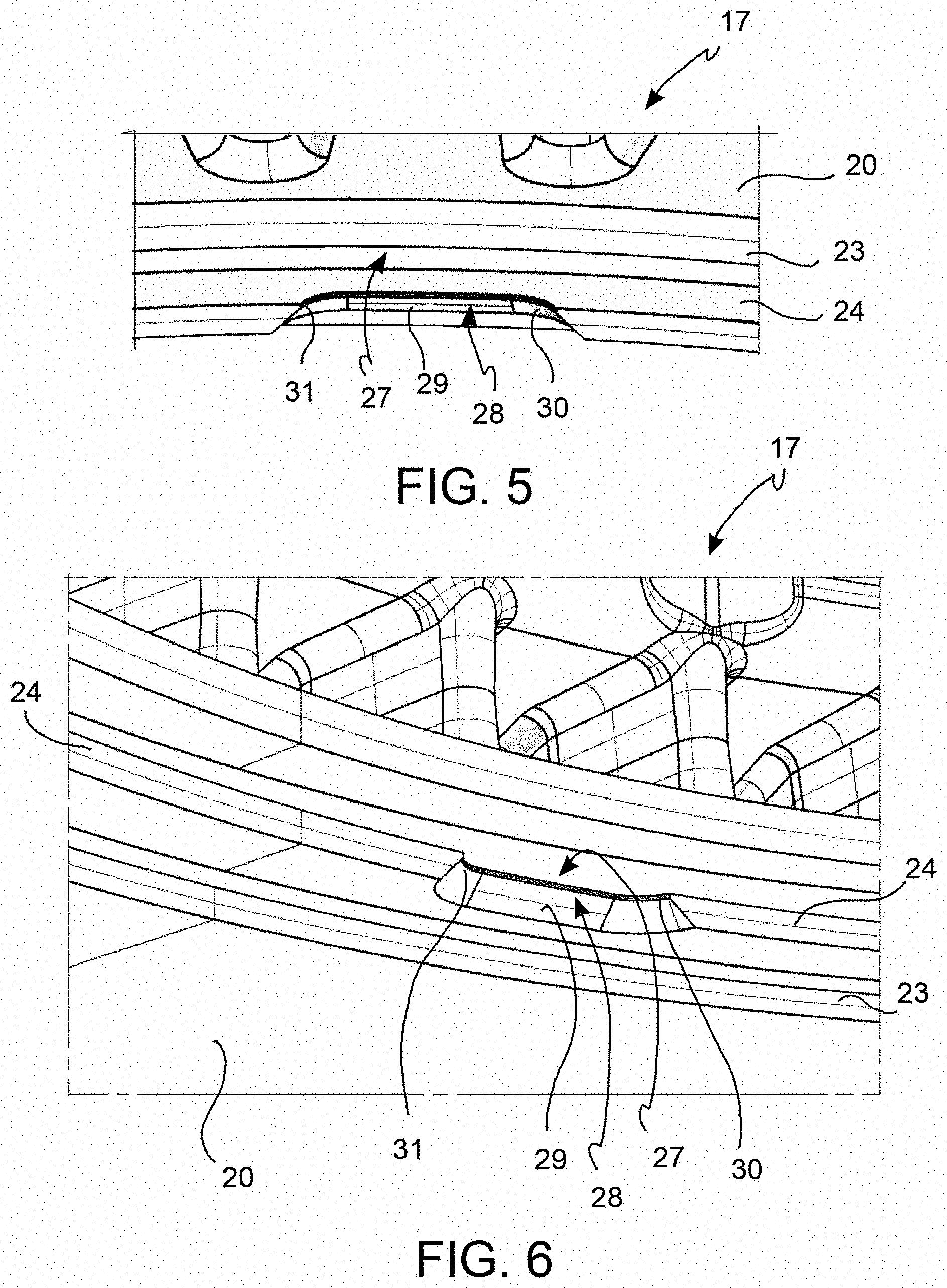 Patent US11773937 Figure 4 – Anti-lock sensor ring, disk brake band and assembly