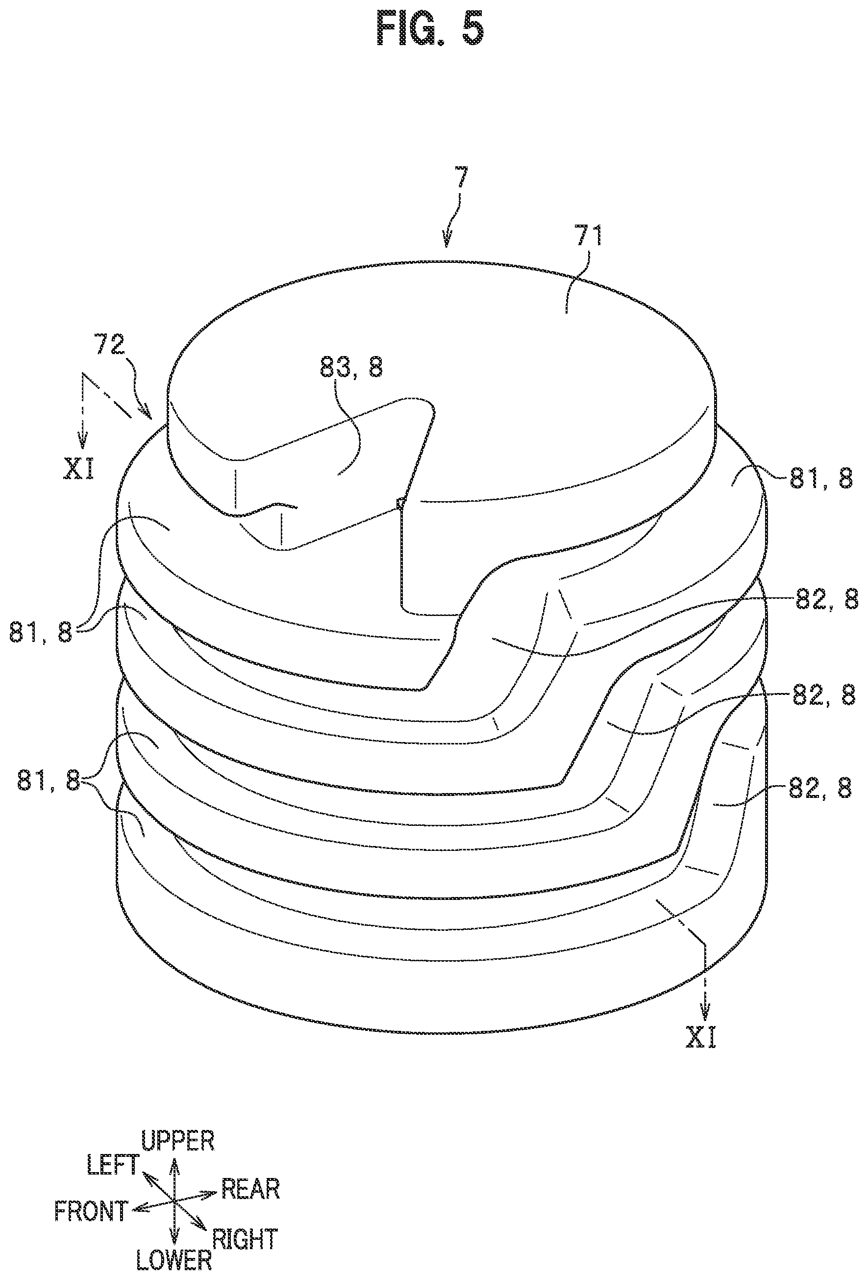 Patent US11773938 Figure 5 – Liquid sealed damper for opening and closing member