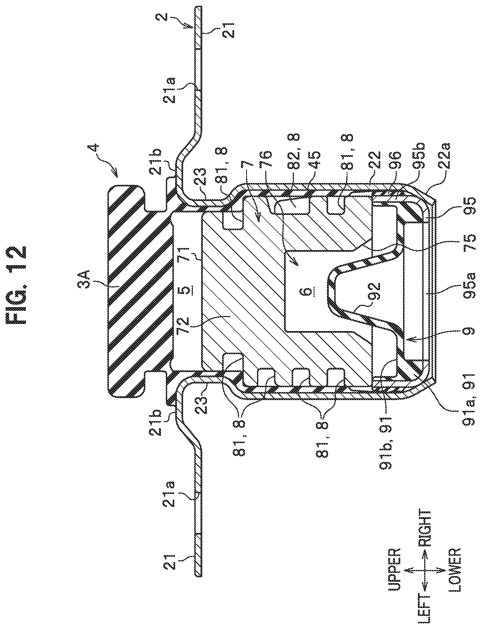 Patent US11773938 Figure 10 – Liquid sealed damper for opening and closing member