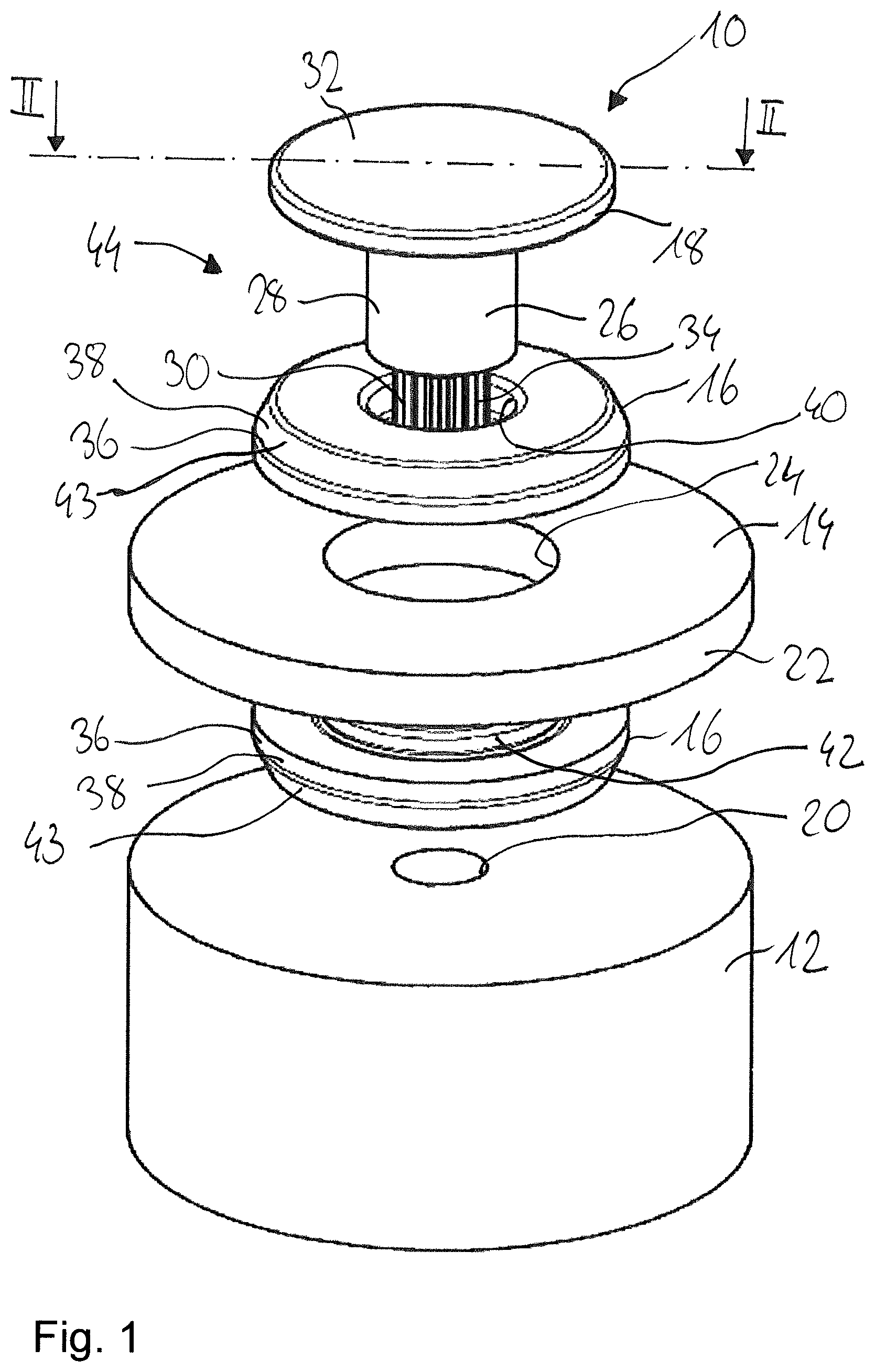 Patent US11773939 Figure 1 – Vibration absorber