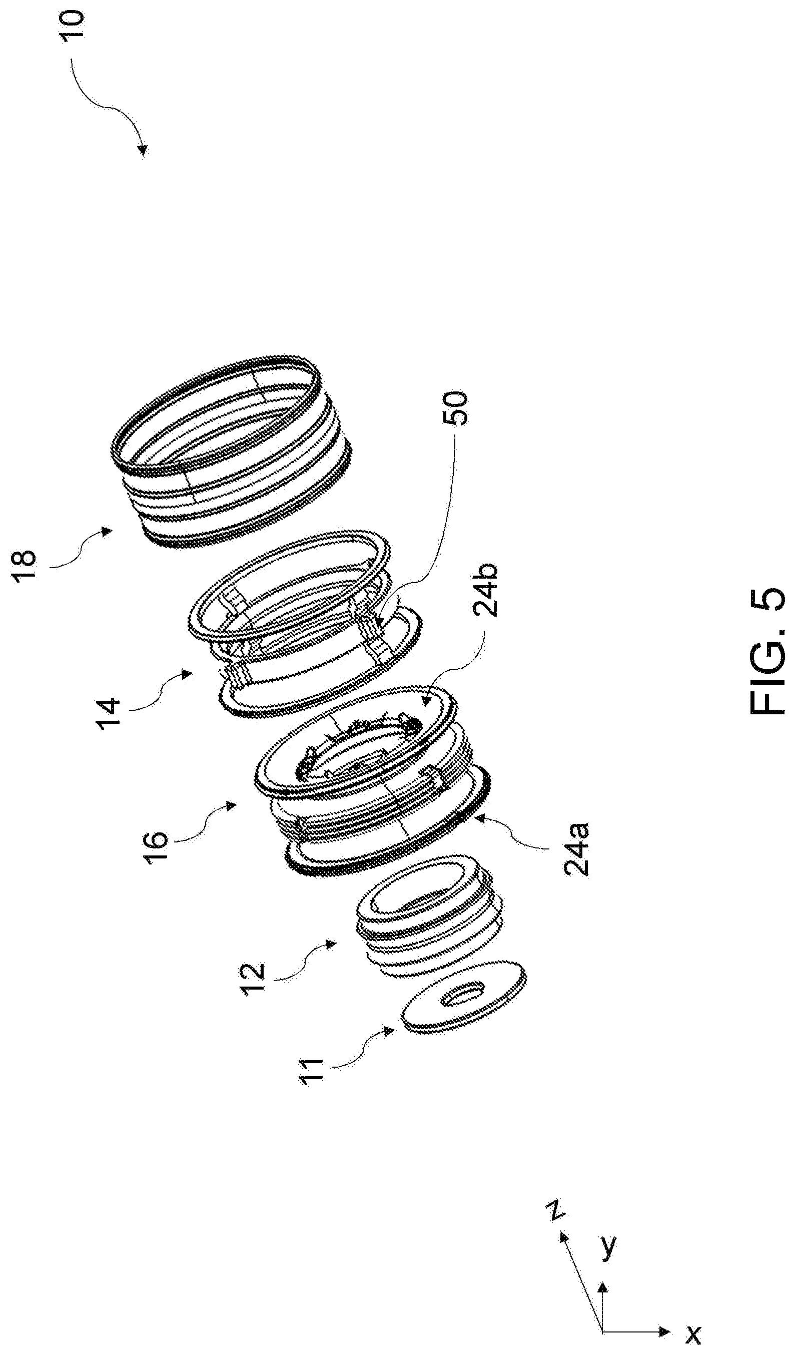 Patent US11773942 Figure 5 – Hydraulic mount and method of producing a hydraulic mount