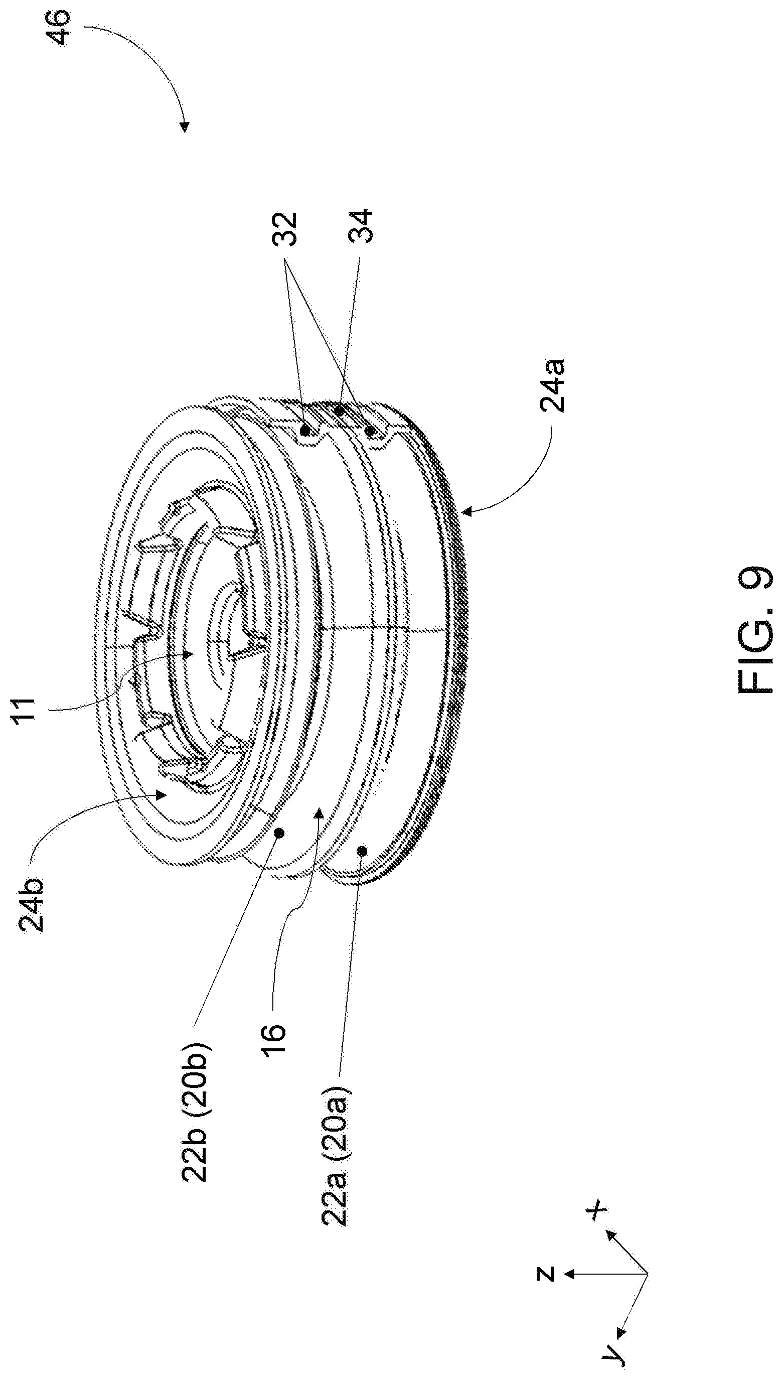 Patent US11773942 Figure 9 – Hydraulic mount and method of producing a hydraulic mount