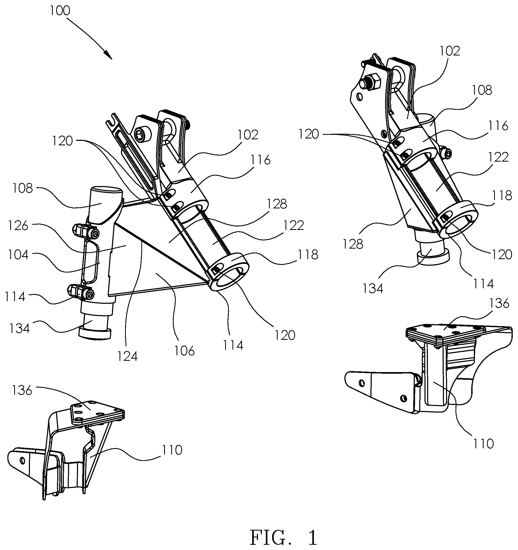 Patent US11773943 Figure 1 – Bump stop assembly